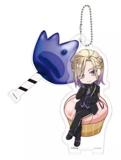 Twisted Wonderland Disney Vil Acrylic Keychain and stand Gashapon
