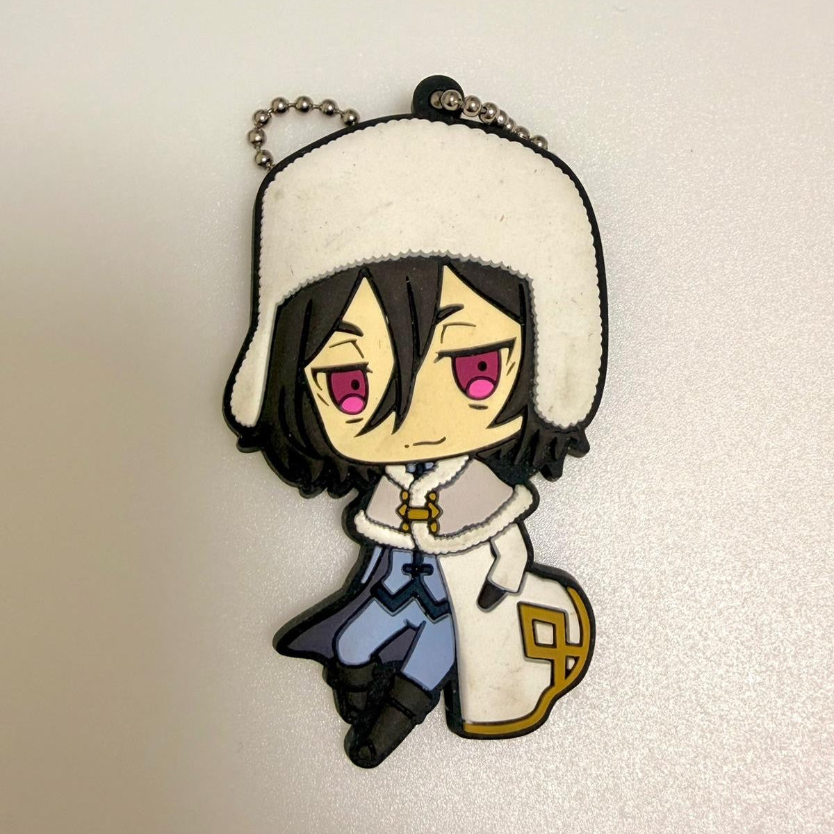 Bungo Stray Dogs Fyodor Dostoyevsky rubber keychain