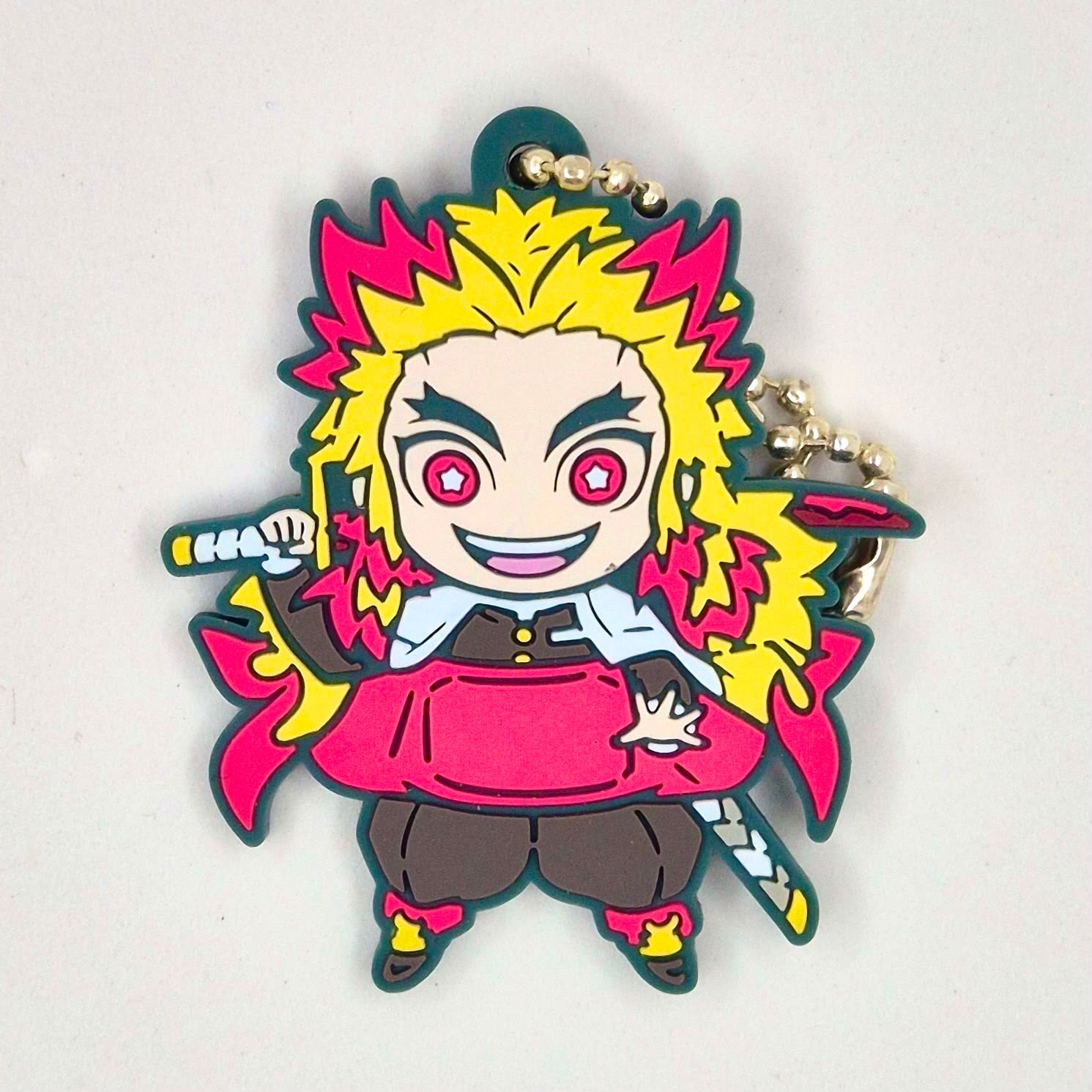 Demon Slayer Bandaid Series Gashapon Keychain Rengoku Kyojuro