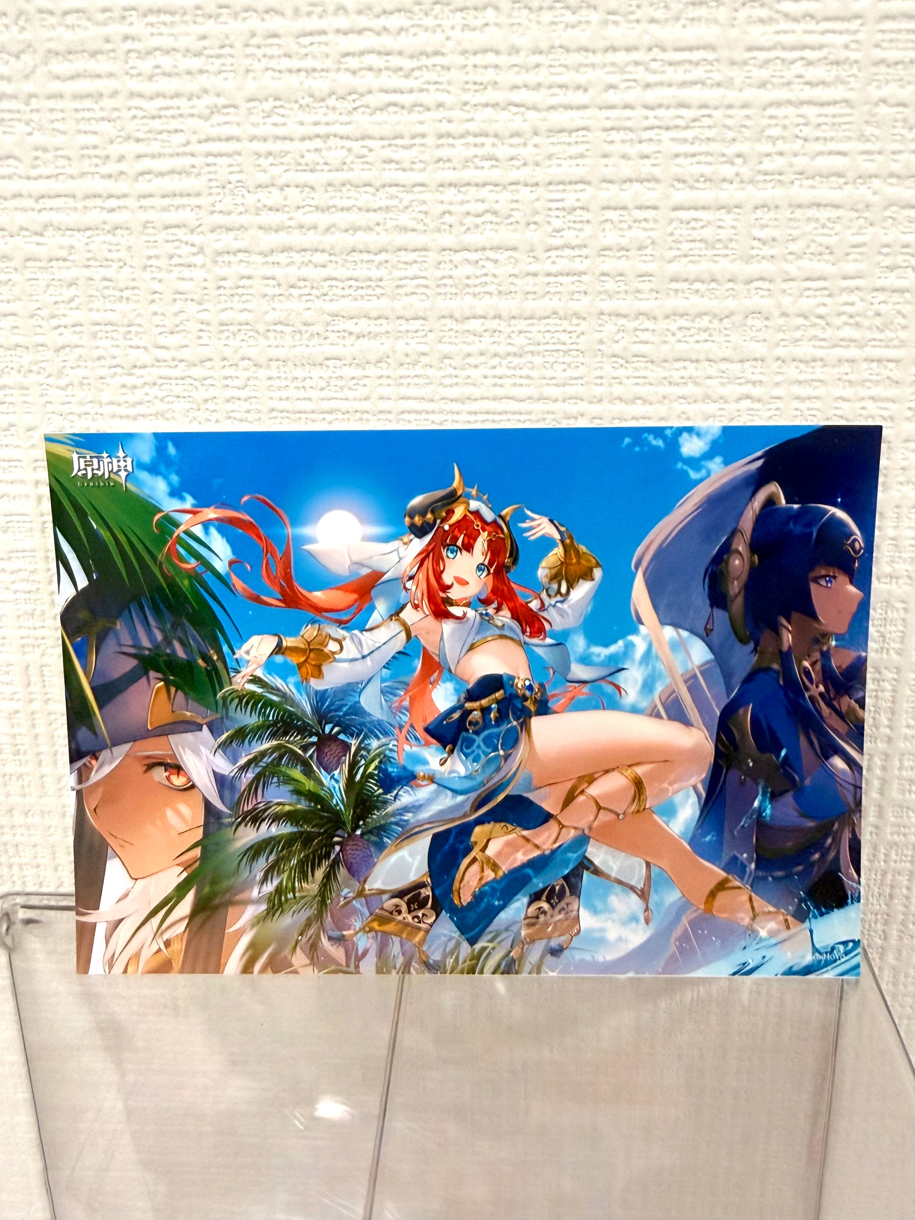 Genshin Impact  Official Collector Postcard 1 Nilou