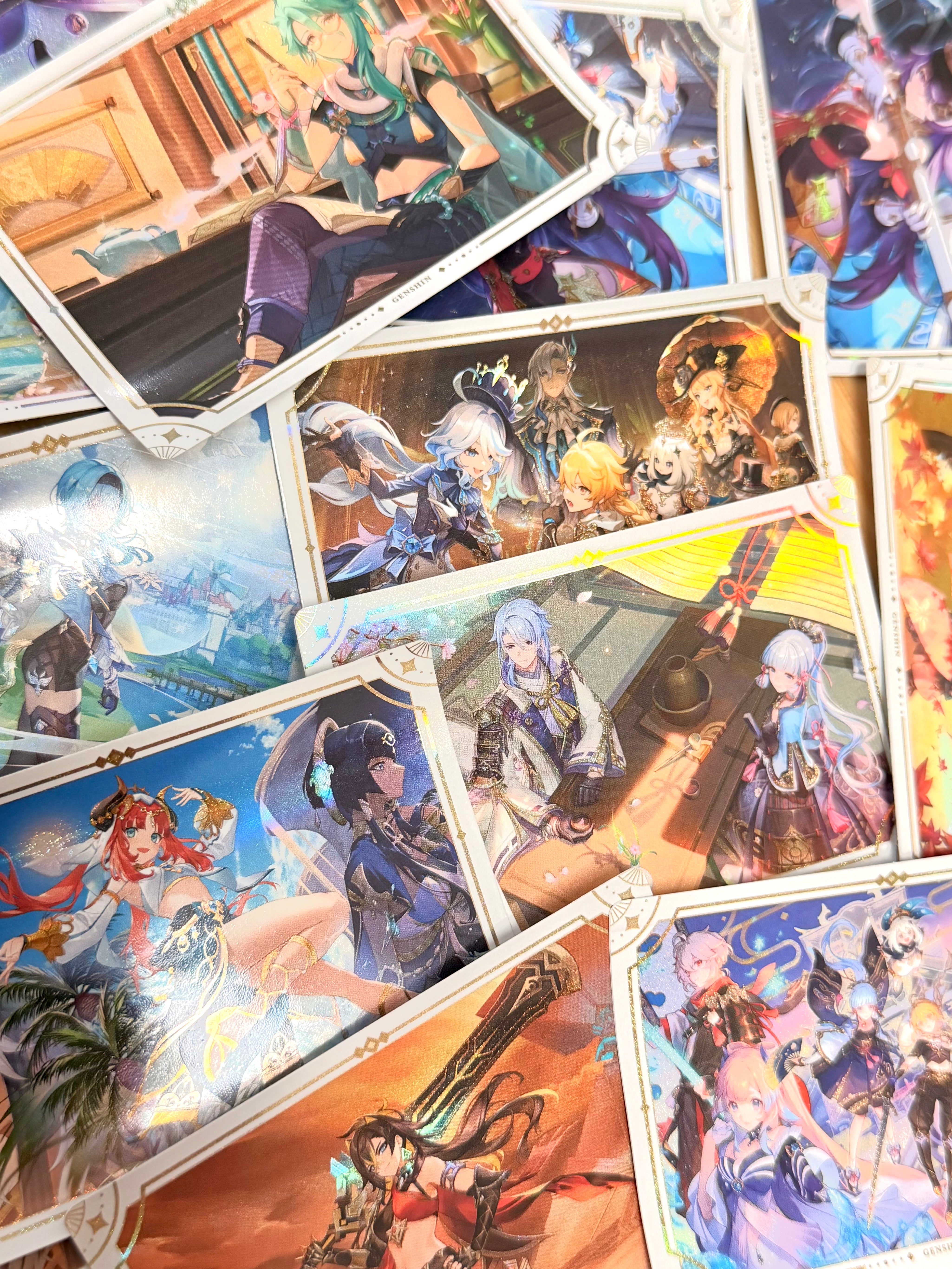 Genshin Impact Official Holographic Sticker Card (1 Random)