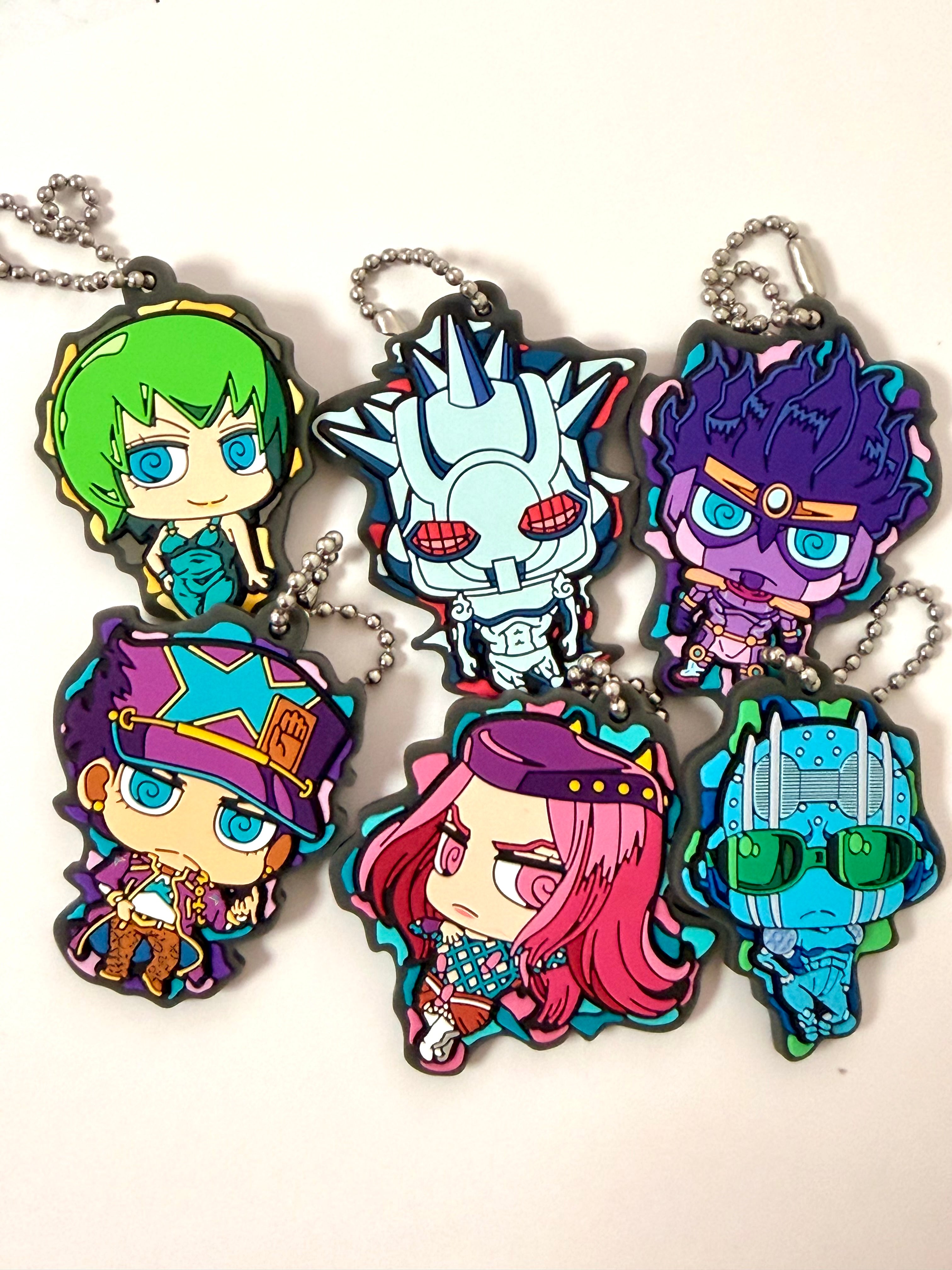 Jojo's Bizarre Adventure  Official Rubber Keychain JP 263136