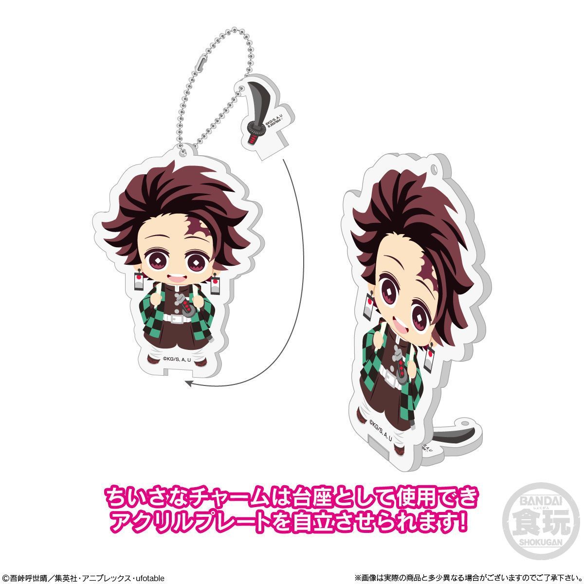 Demon Slayer: Kimeshu no Yaiba -All Focus! Mitsumete Acrylic Charm Volume 2 Bandai