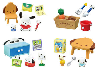 Sanrio Re-ment Pochacco’s House Miniature Complete Set (RARE)