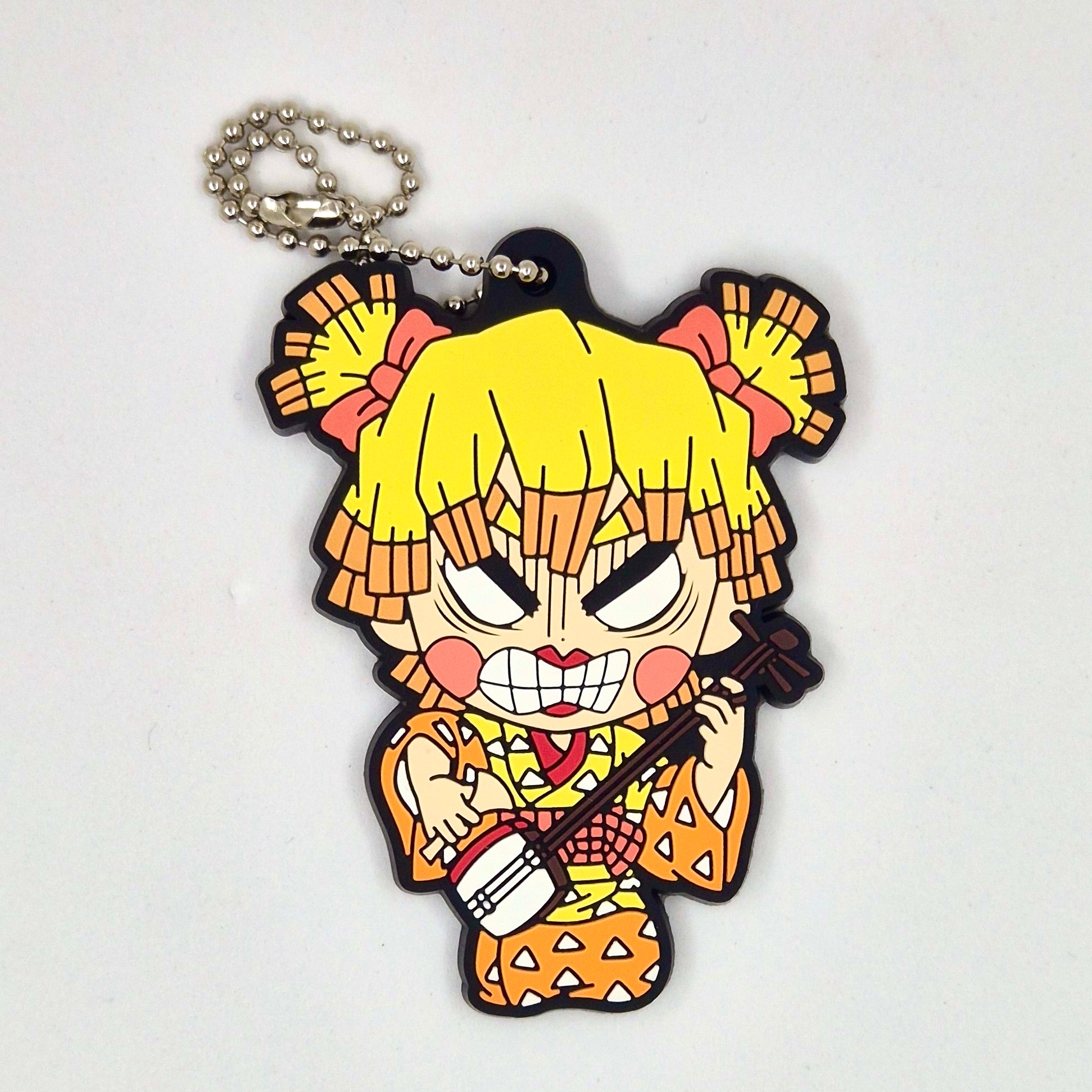 Demon Slayer Official Zenitsu Rubber Keychain