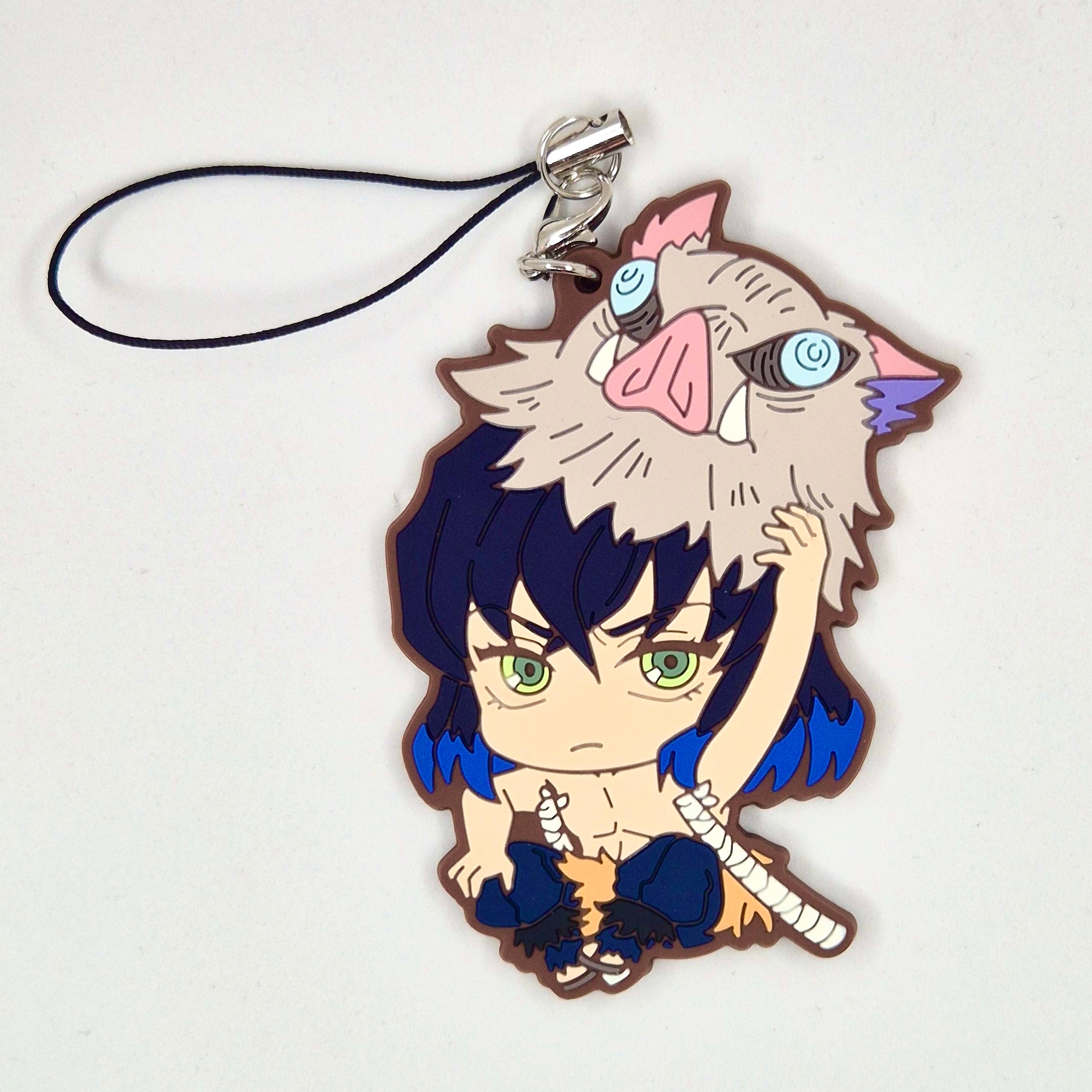 Demon Slayer Official Inosuke Rubber Keychain