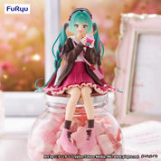 Vocaloid Hatsune Miku Autumn Date Pink Ver. Noodle Stopper Figure by Furyu
