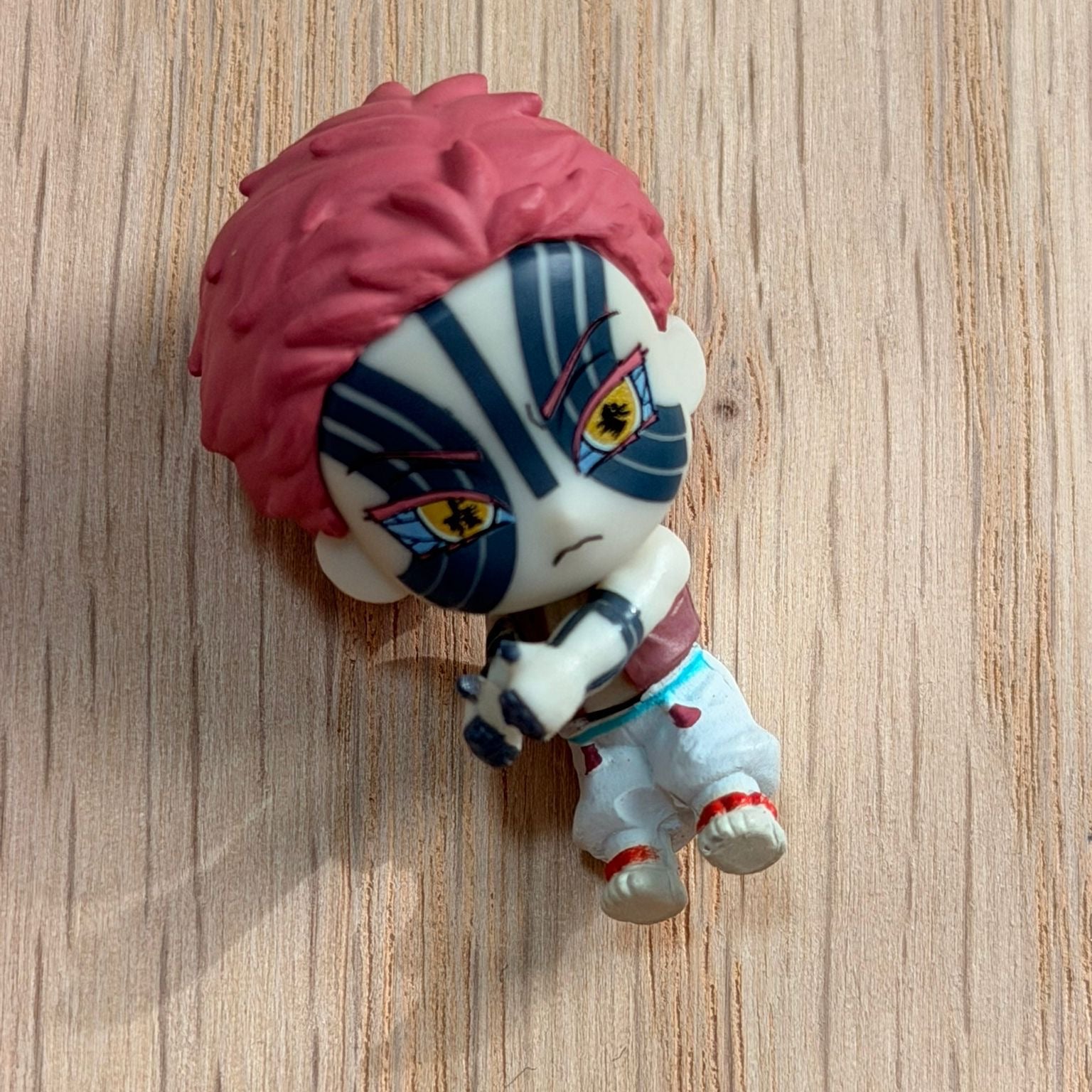 Demon Slayer Akaza Hugcot mini figurine by Bandai