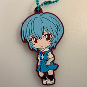 Neon Genesis Evangelion Cospa Tsumamare rubber keychains