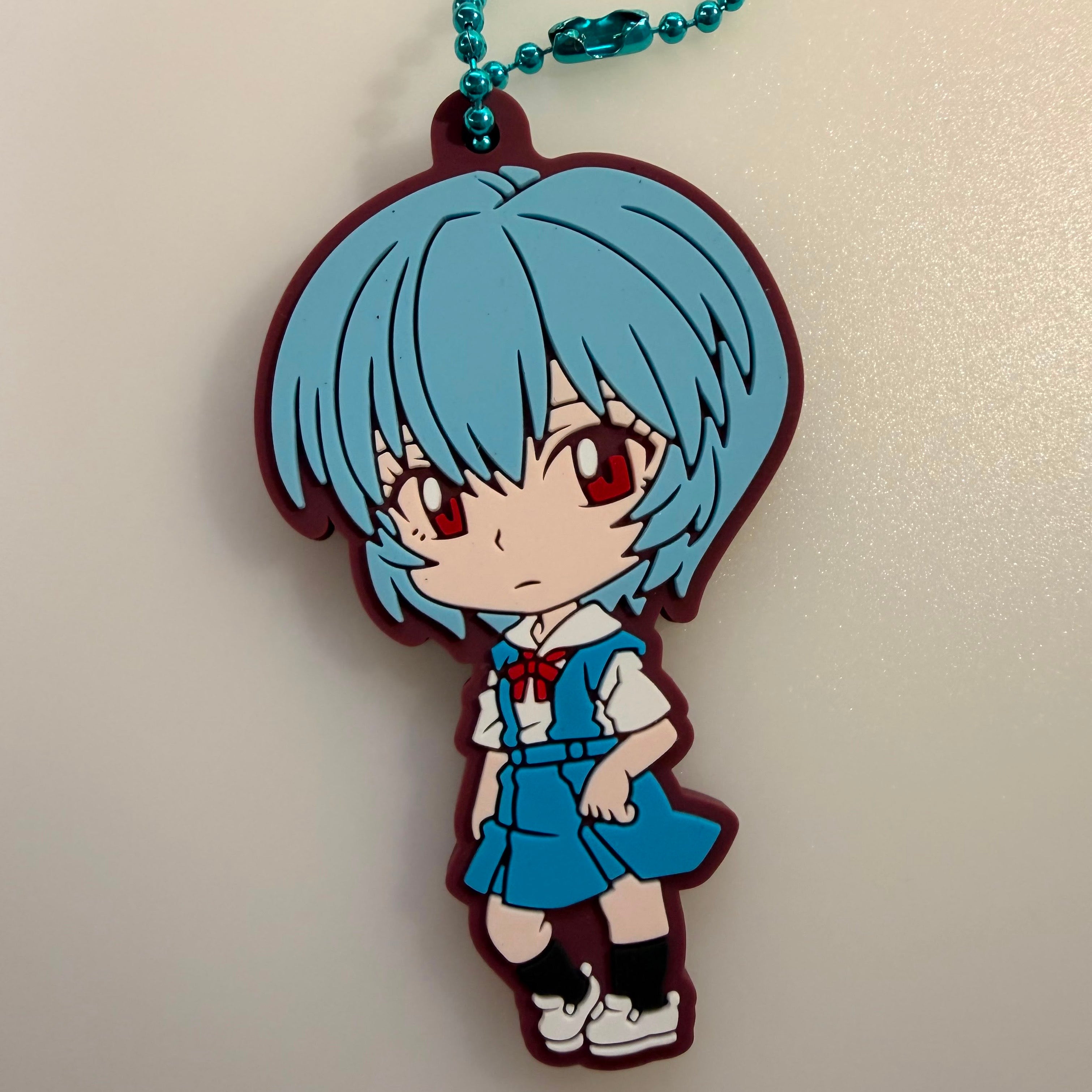 Neon Genesis Evangelion Cospa Tsumamare rubber keychains