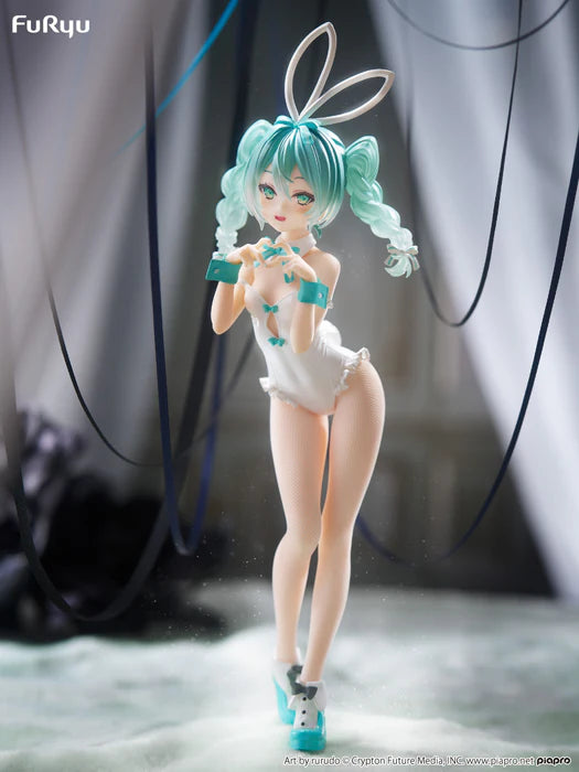 OPEN BOX Vocaloid BiCute Bunnies Hatsune Miku (Rurudo White Color Ver.) Figure