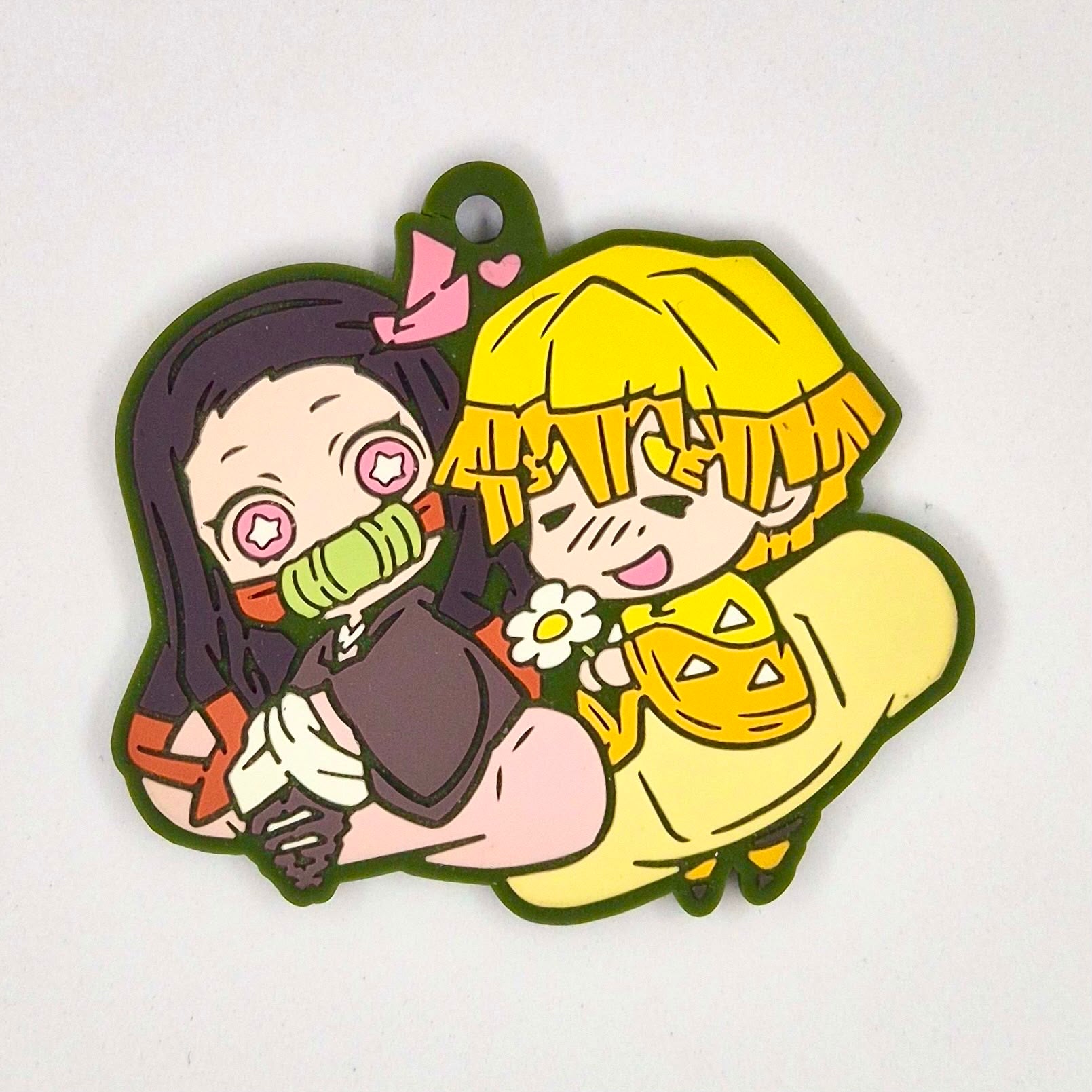 Demon Slayer Bandaid Series Gashapon Keychain Kamado Nezuko & Zenitsu 2