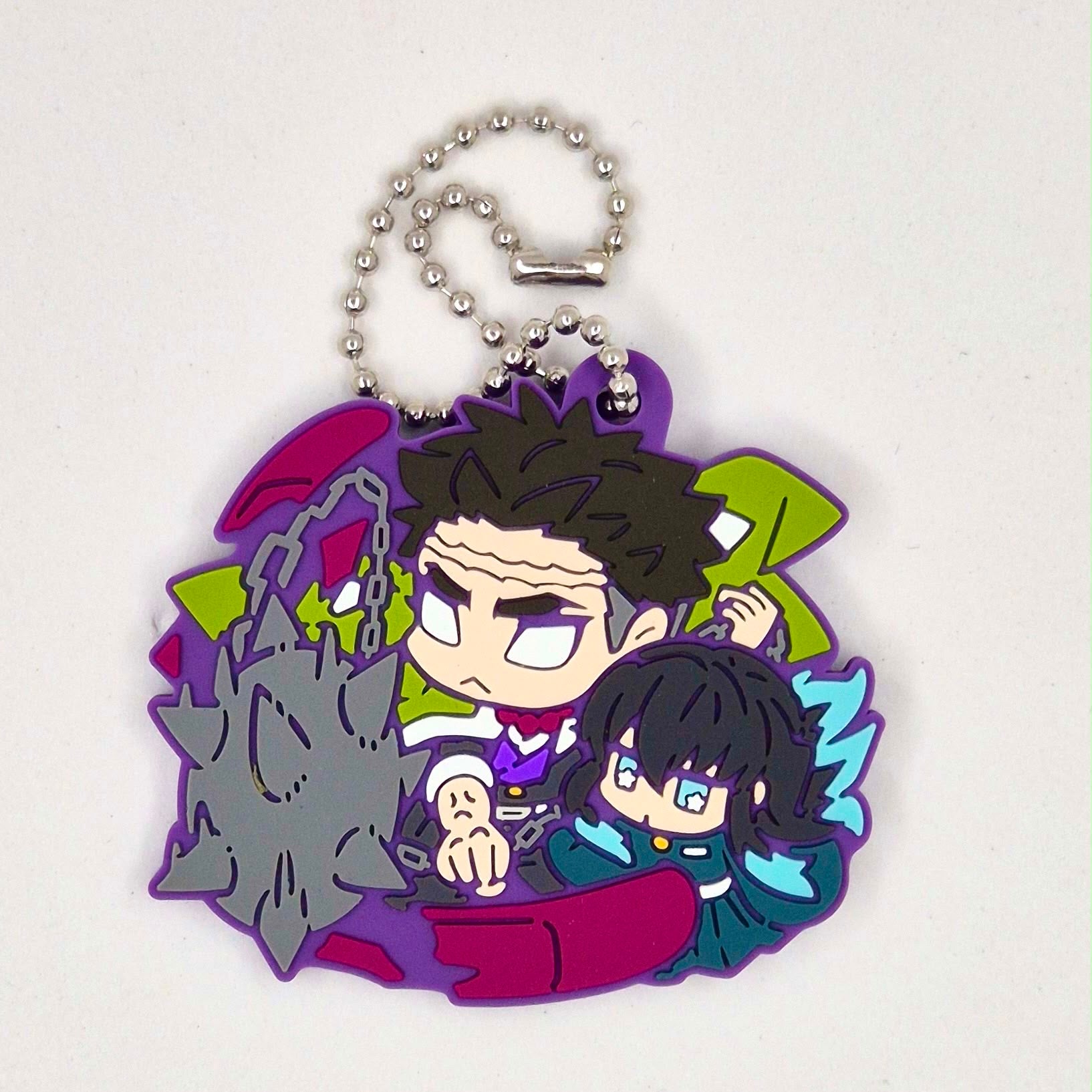 Demon Slayer Bandaid Series Gashapon Keychain Gyomei & Tokito Muichiro