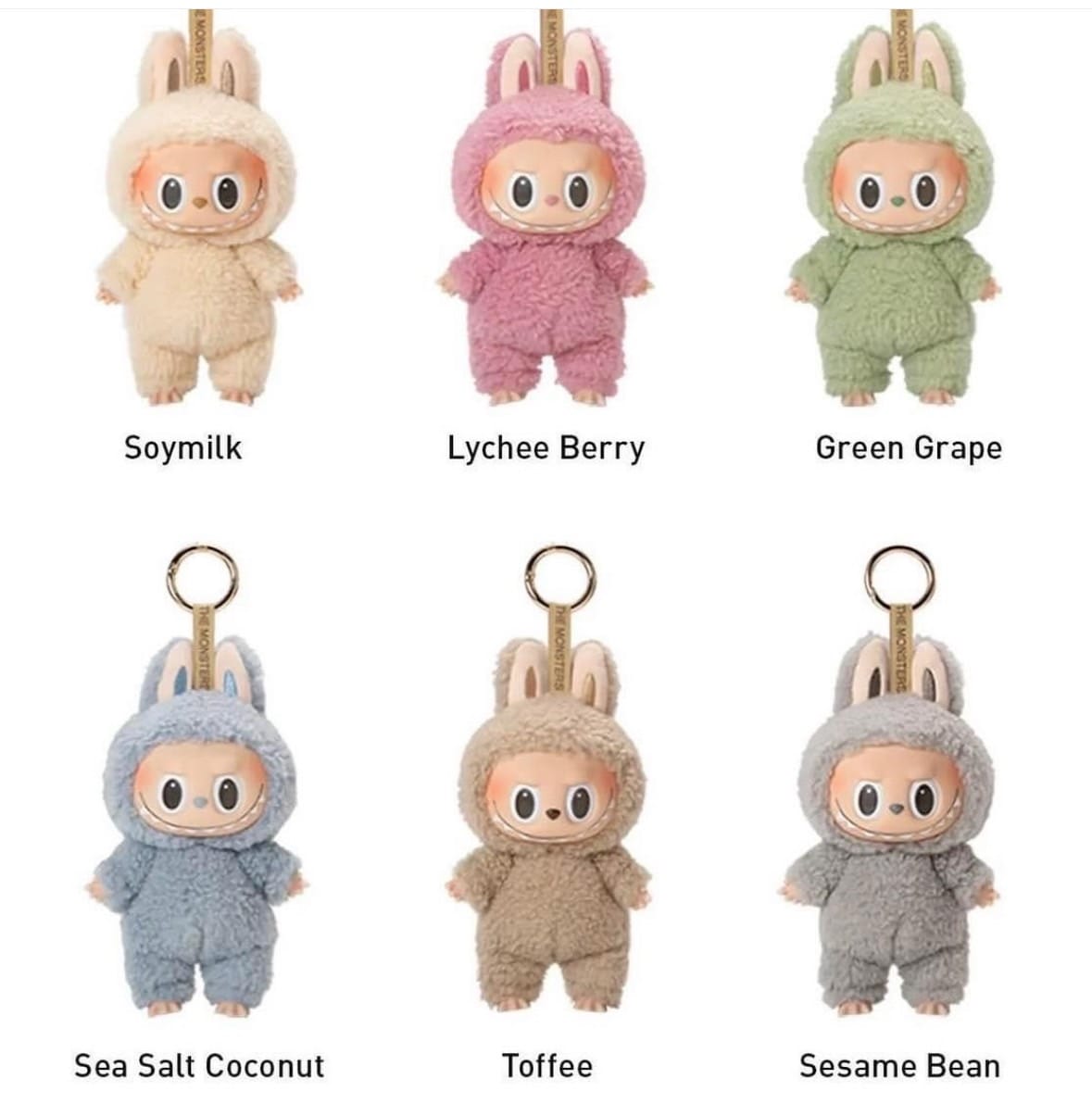 The Monsters Labubu Exciting Macaron Blind Box Plush Keychain By Pop Mart