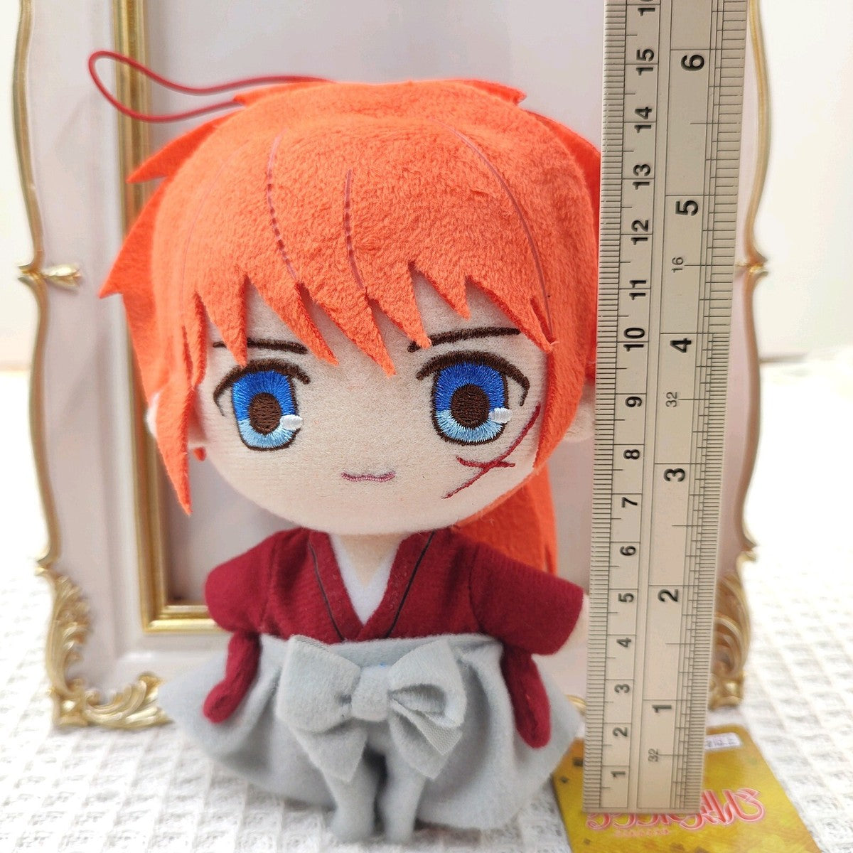 Rurouni Kenshin Kenshin Himura Plush Doll Strap Keychain Amusement prize Anime