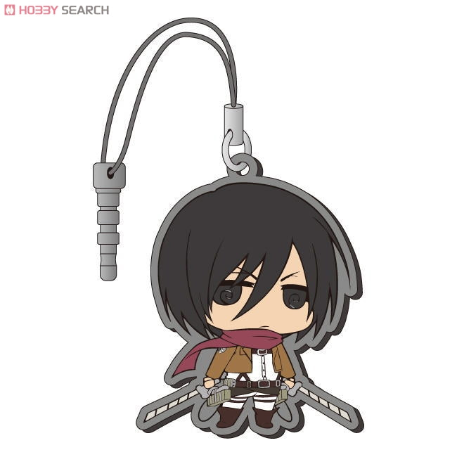 Attack on Titan Chimi Attack Earphone Jack Mascot RARE