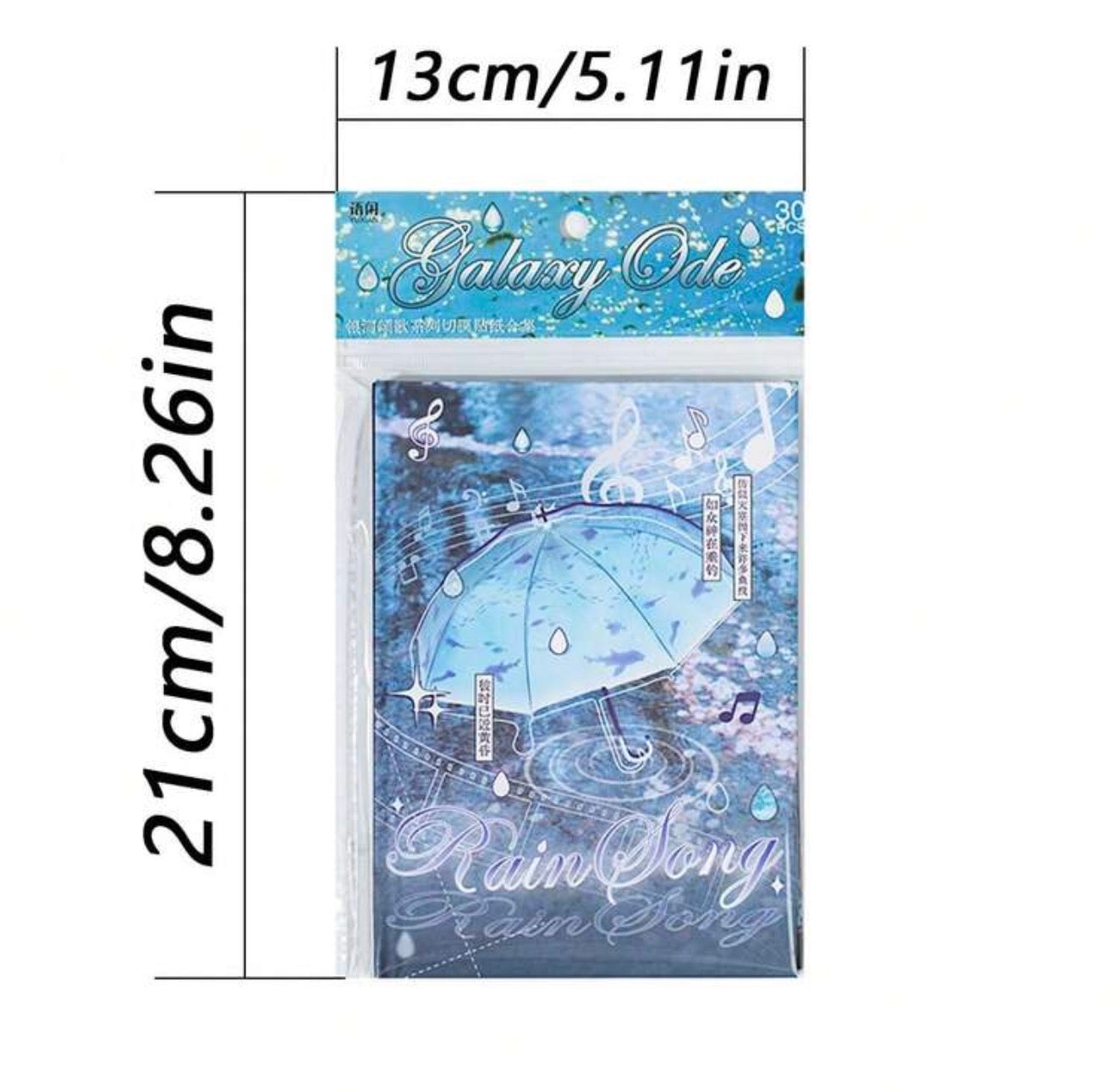 Aesthetic Y2K Rain Days and Jellyfish Shortcake Sticker books 30 pages/book Collage Scrapbook Journaling