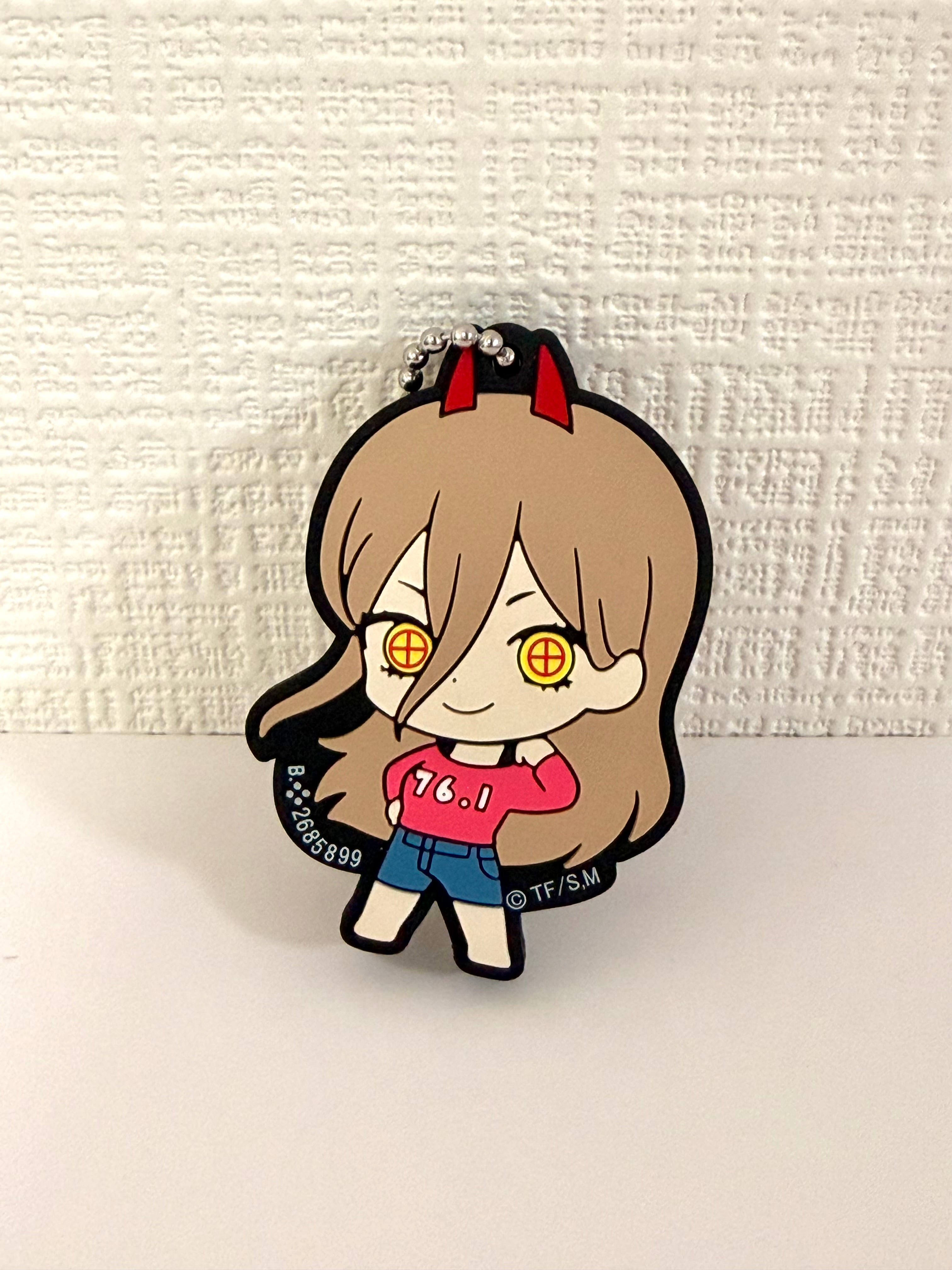 Chainsaw Man Power Official Rubber Keychain JP 263120