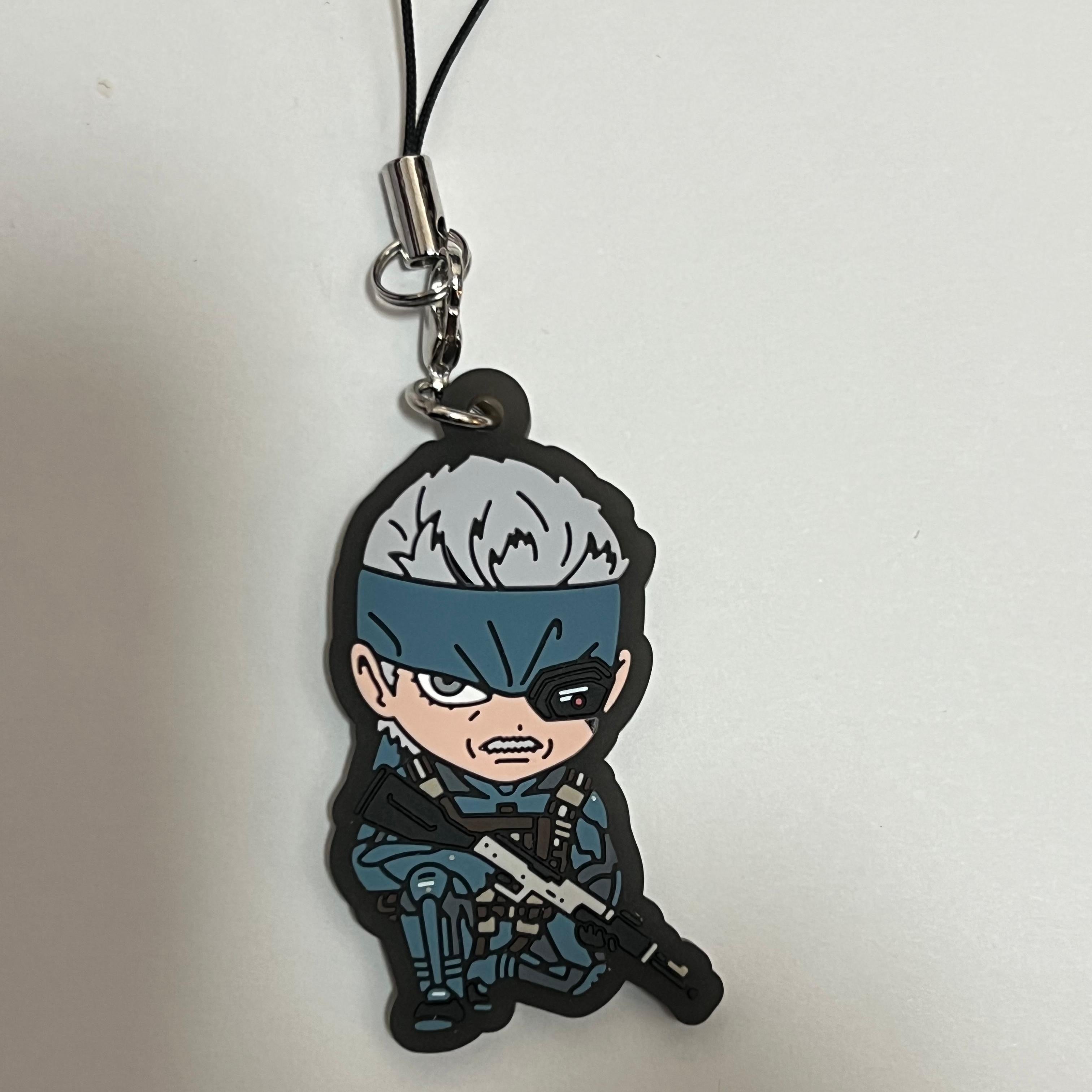 Metal Gear Solid 4:Guns of The Patriots Old snake strap rubber keychain