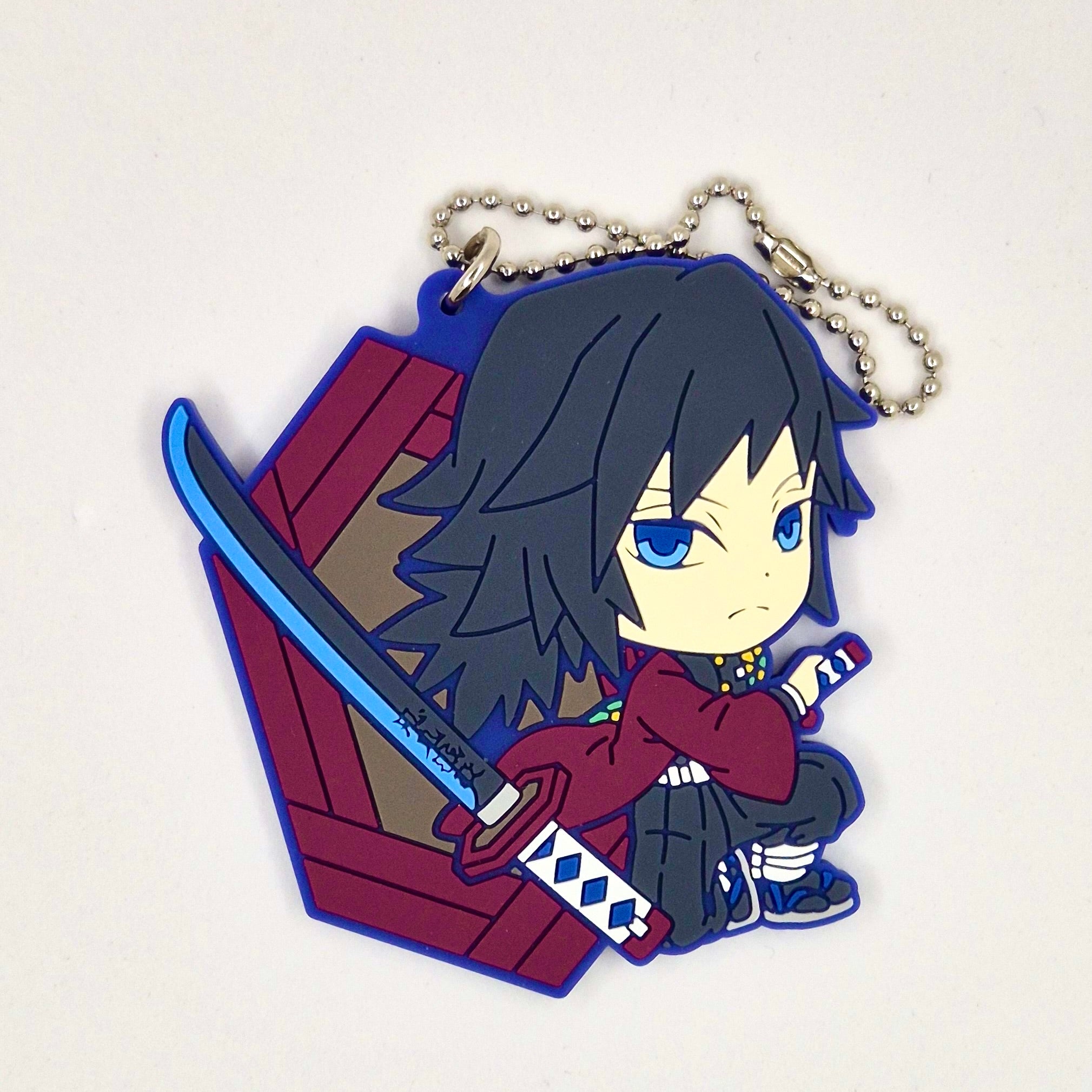 Demon Slayer Official Tomioka Giyu Rubber Keychain