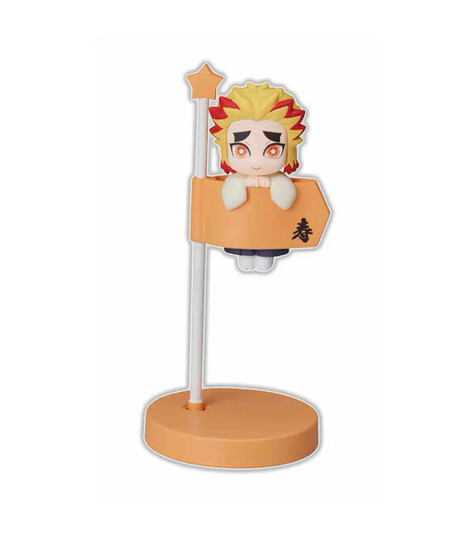 Demon Slayer Senjuro Rengoku Gachapon cake flag STASTO Figure by Bandai