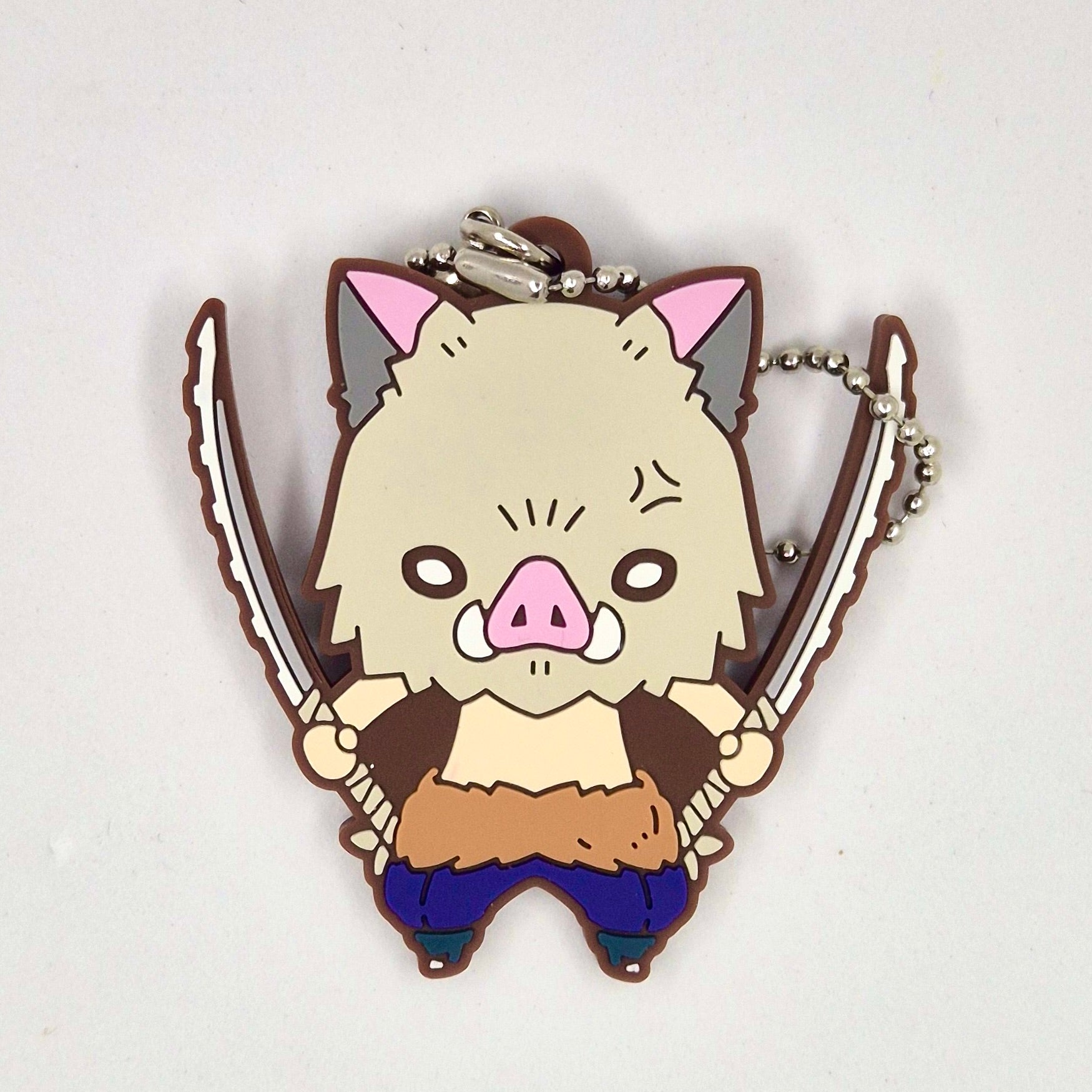 Demon Slayer Official Inosuke Rubber Keychain