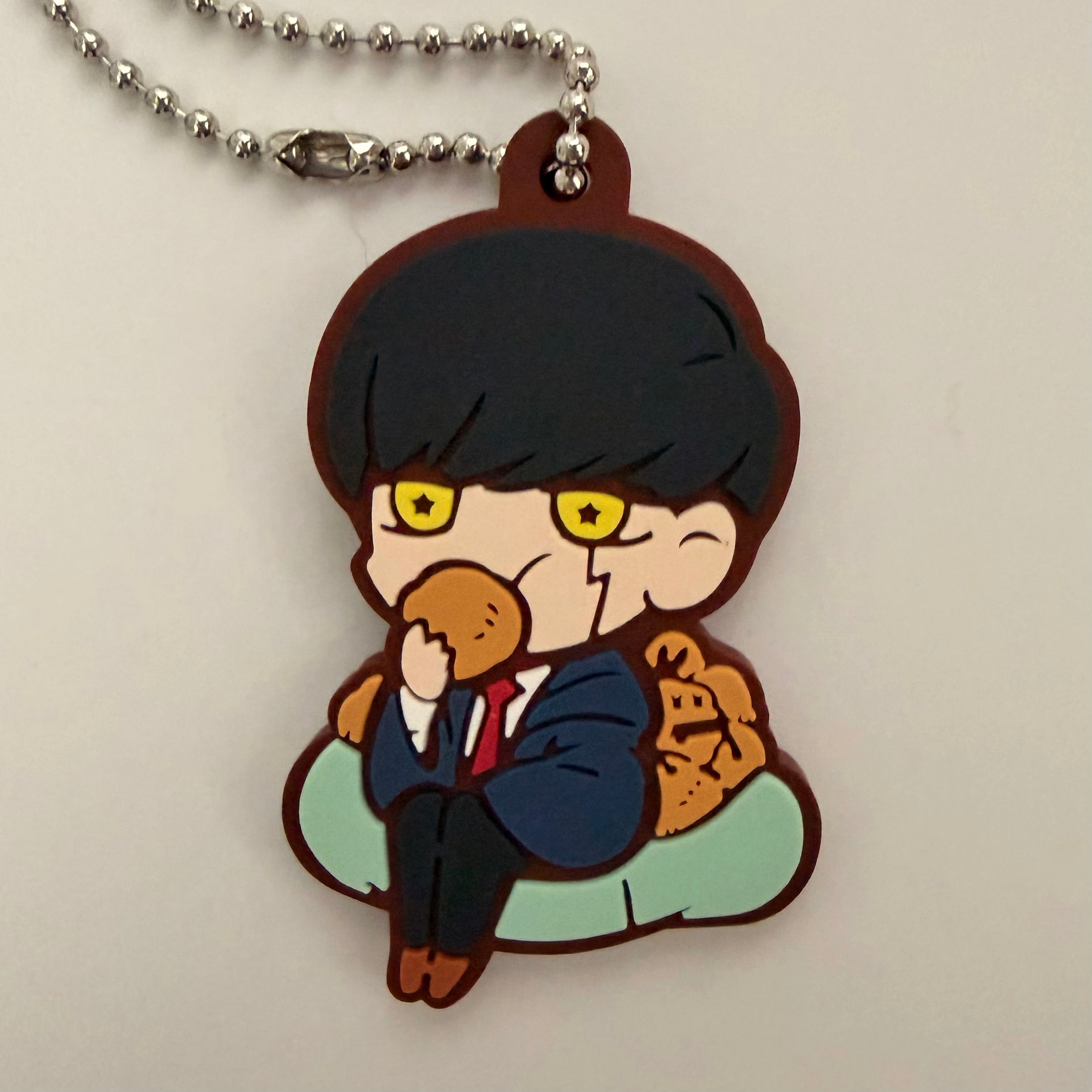 Mashle Official Mash Rubber Keychain