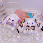 Bunny Plush Purse Blue