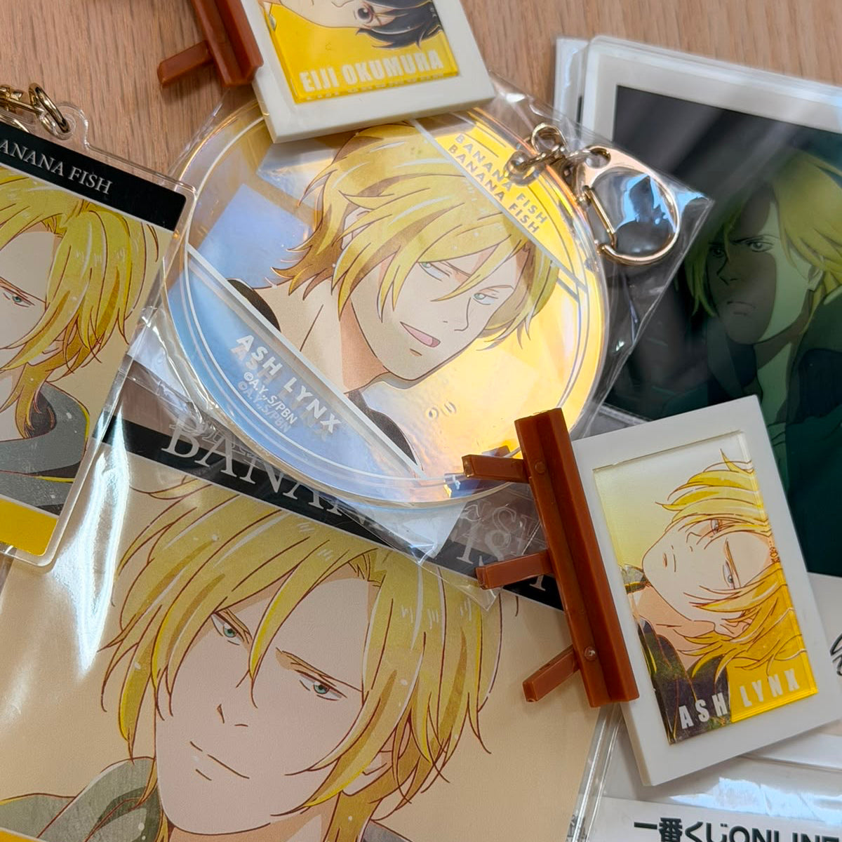 Banana Fish Eiji Okumura & Ash Lynx Official Merch JP