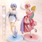 Set of 2: Furyu Re:Zero Starting Life in Another World: Rem Yuki Onna Fairy Tall Series SSS Figure and Princess Kaguya (Pearl Version) Re Zero