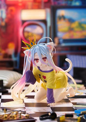 NO GAME NO LIFE - Shiro Desktop Cute Cat Ear T-Shirt Ver. Figure Taito