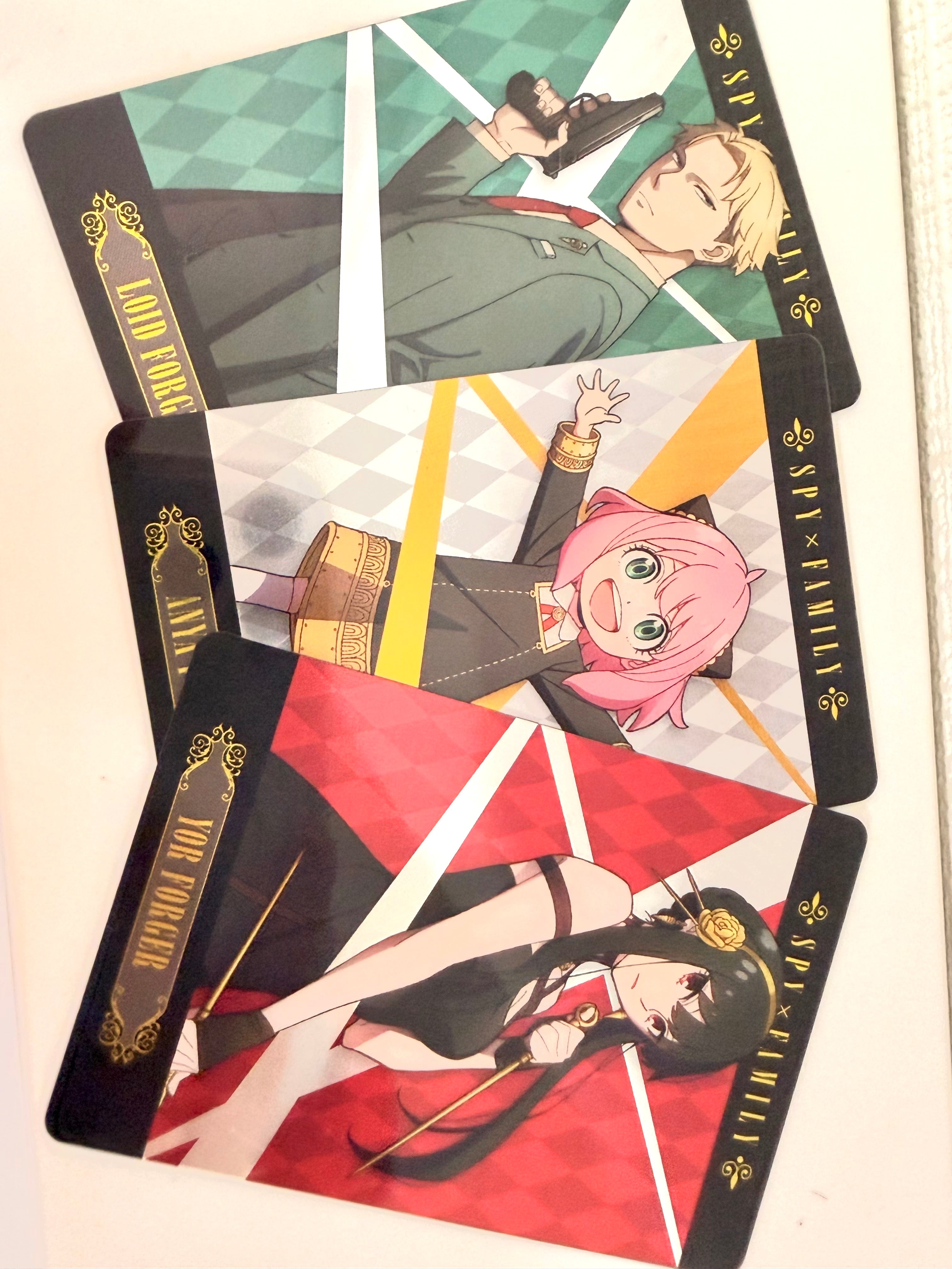 Spy x Family Loid Anya Yor Set of 3 Official Collector Card 263173