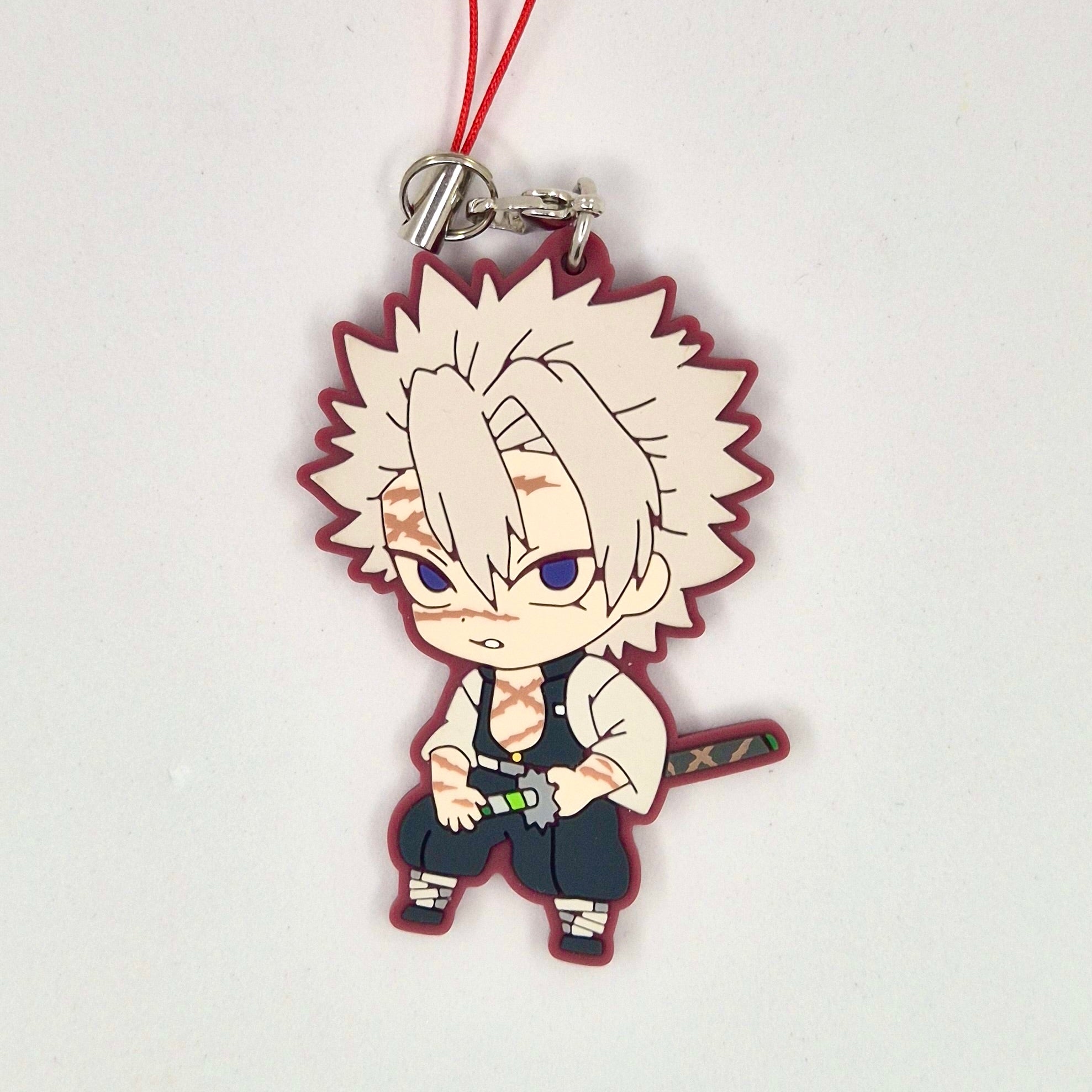 Demon Slayer Official Sanemi Rubber Keychain