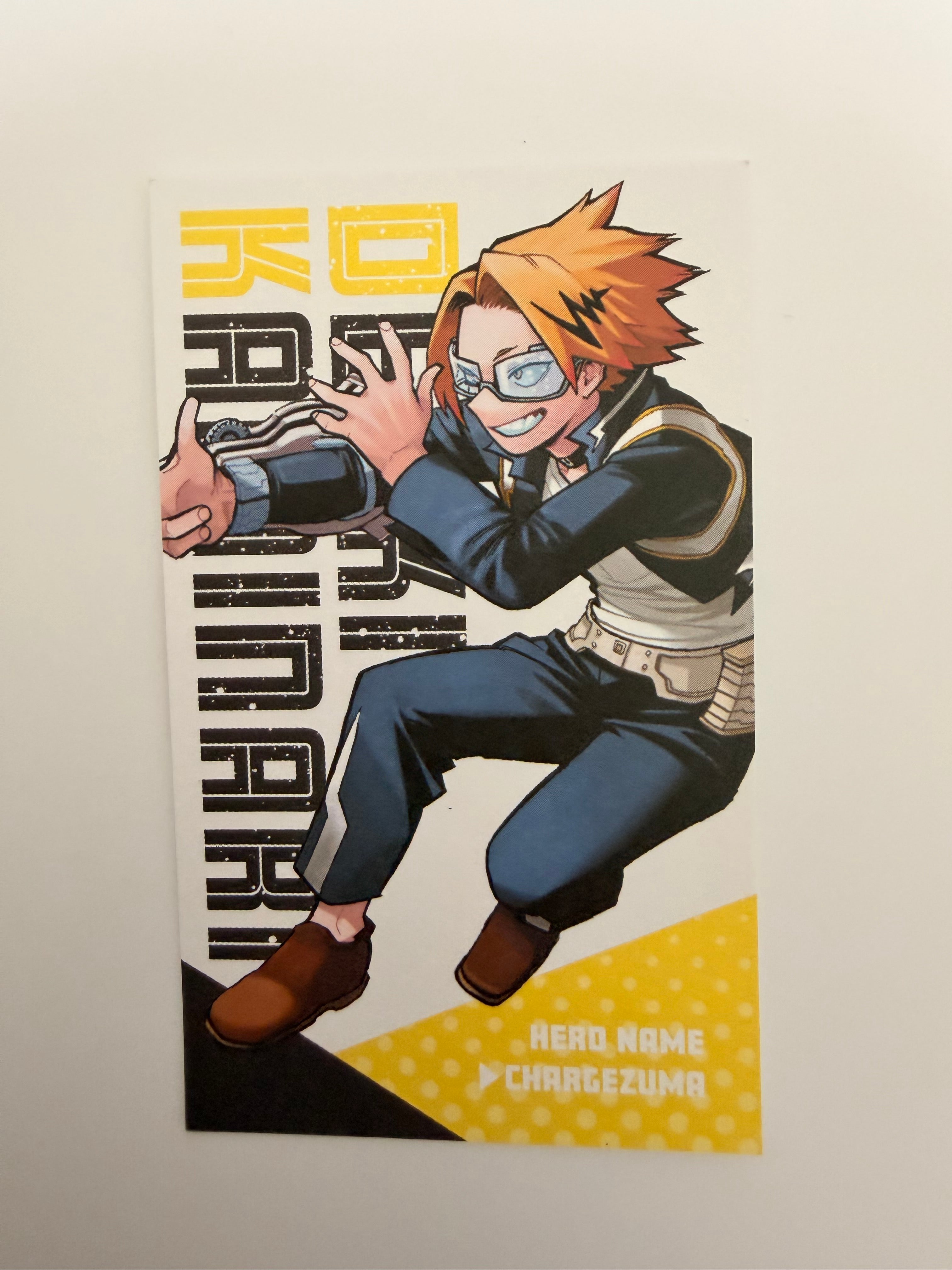 My Hero Academia Collector Card Official JP 2618914 Denki