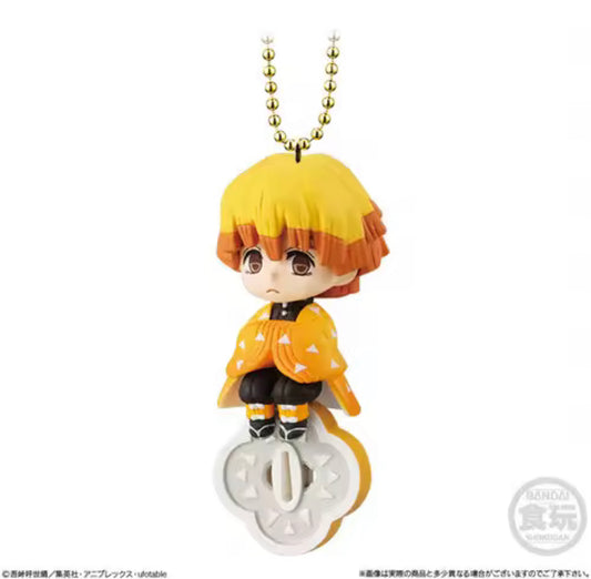 Demon Slayer Zenitsu Twinkle Dolly Figure Keychain by Bandai