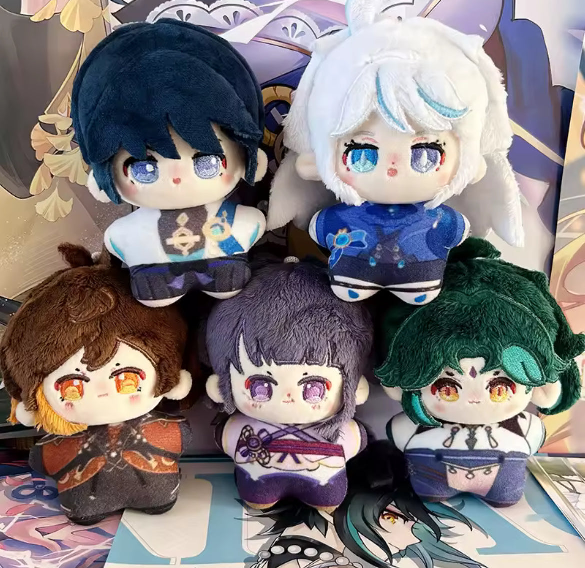 Genshin Impact Scaramouche Wanderer Fanmade Plushie Keychain