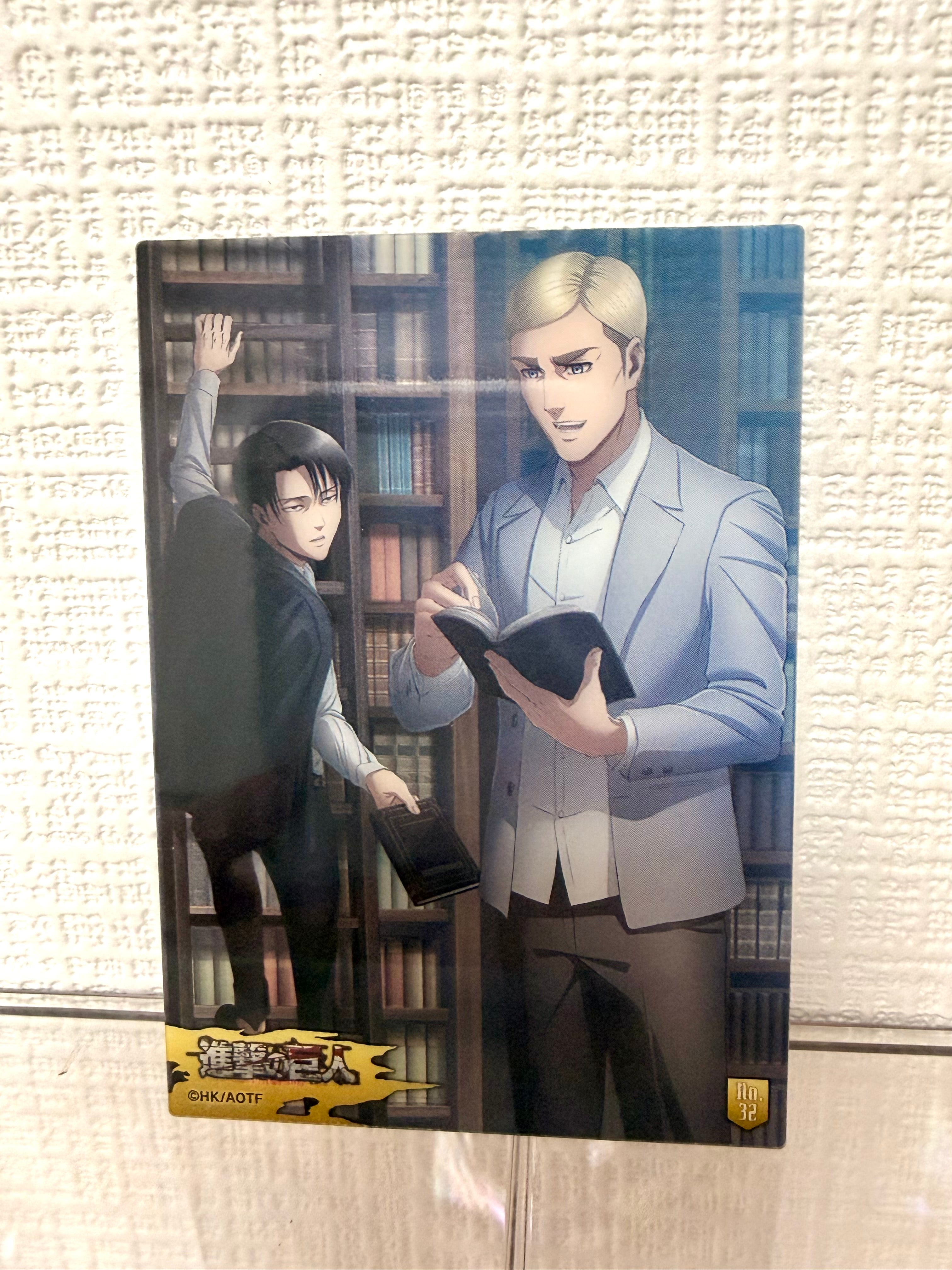 Attack on Titan Erwin and Levi Official Collector Card JP 263121