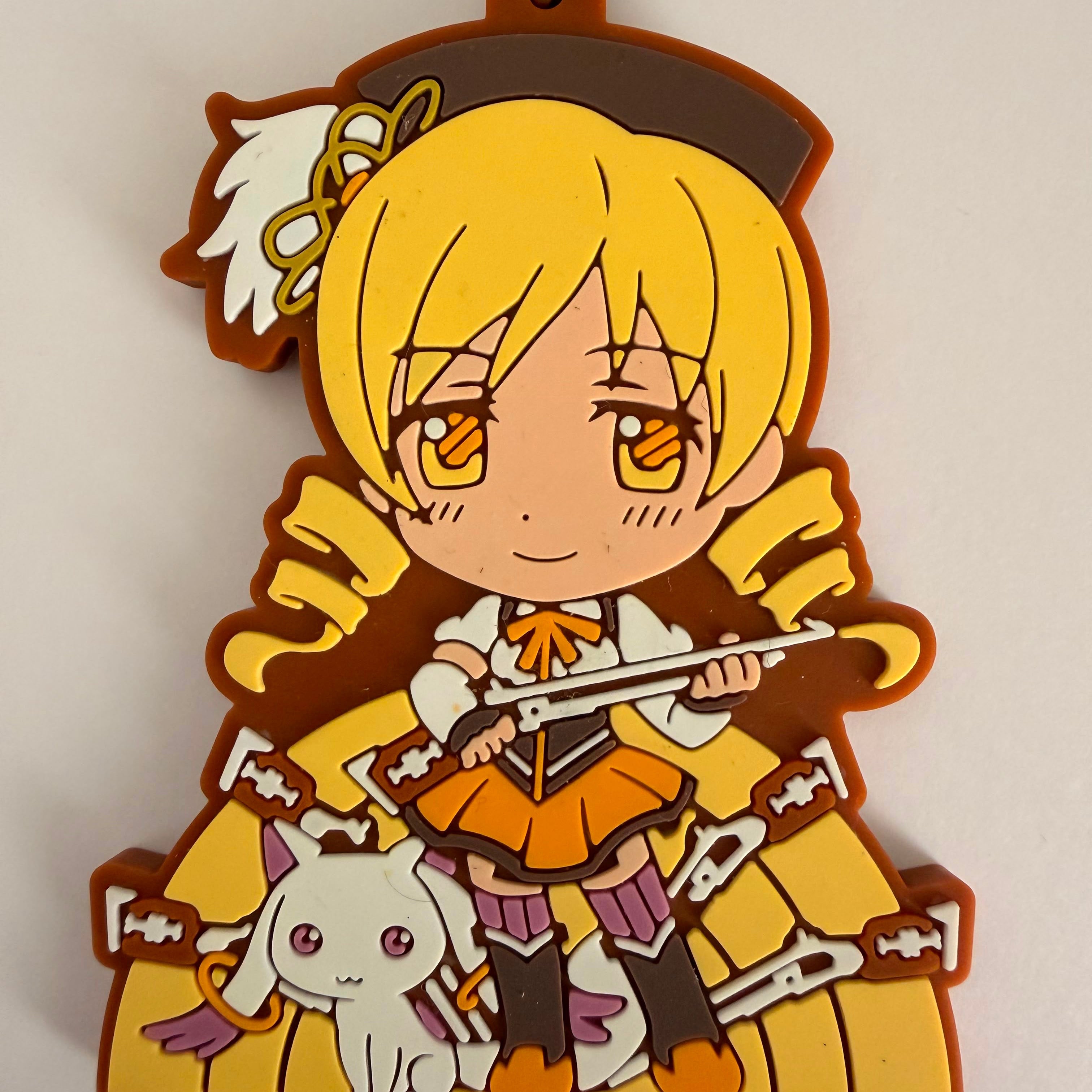 Puella Magi Madoka Magica Mami Tomoe strap rubber keychain by Banpresto