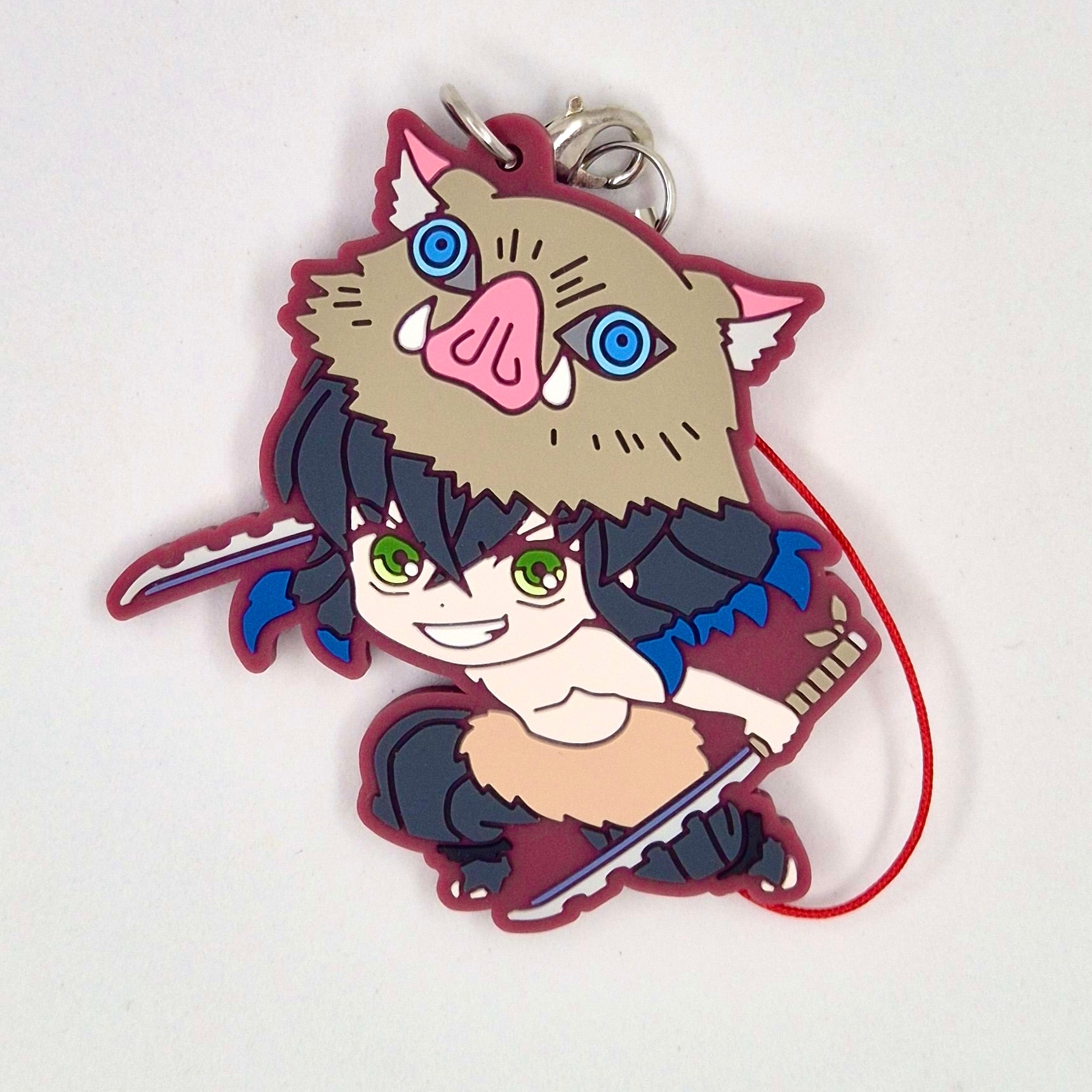 Demon Slayer Official Inosuke Rubber Keychain
