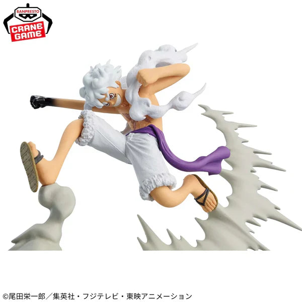 OPEN BOX COPPIA FIGURE Monkey D. Luffy Gear 5 VS Rob Lucci One Piece Scenic View