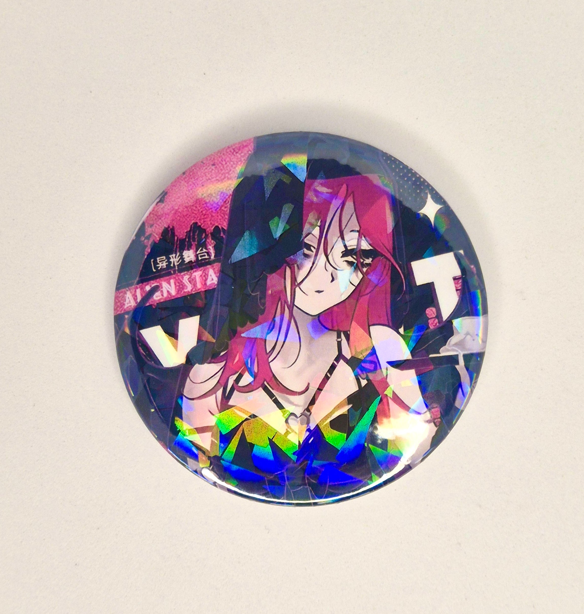 Alien Stage x March Monster Fanmade Mizi Holographic Pin