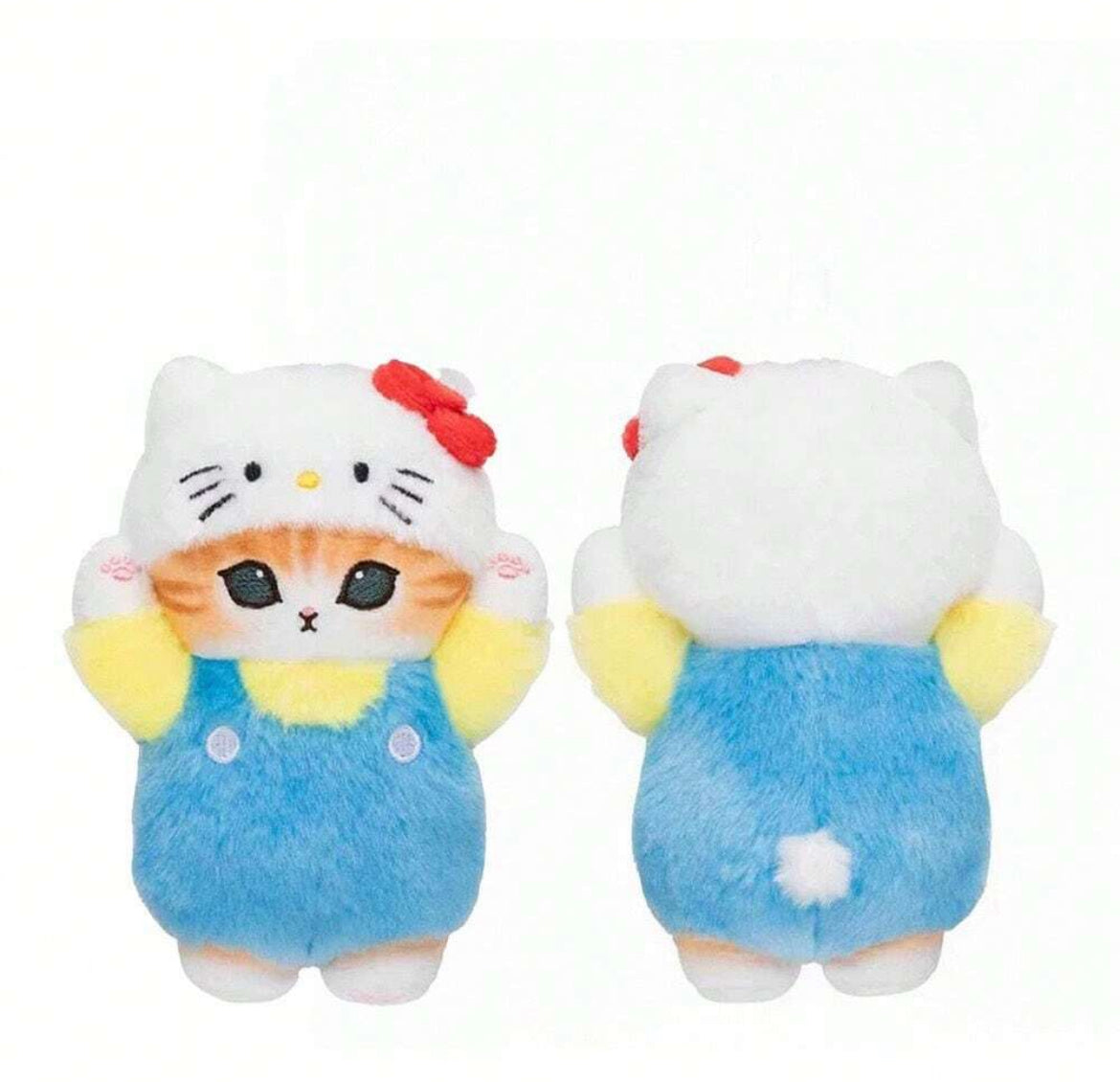 Sanrio x Mofusand Plush keychains Hello Kitty Kuromi My Melody Pompompurin Hangyodon Cinnamoroll