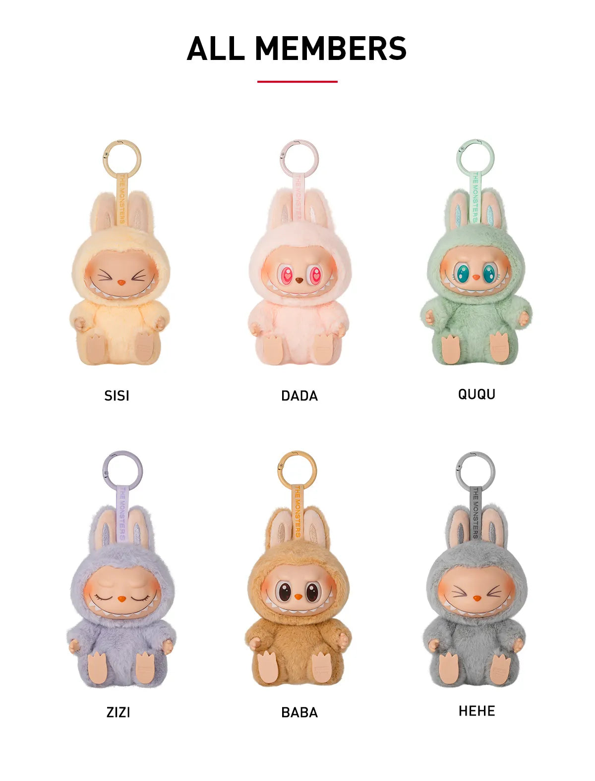 The Monsters  Labubu Have A Seat Blind Box Plush Keychain By Pop Mart