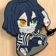 Demon Slayer Obanai Iguro Petanko Strap rubber keychain
