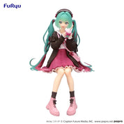 Vocaloid Hatsune Miku Autumn Date Pink Ver. Noodle Stopper Figure by Furyu