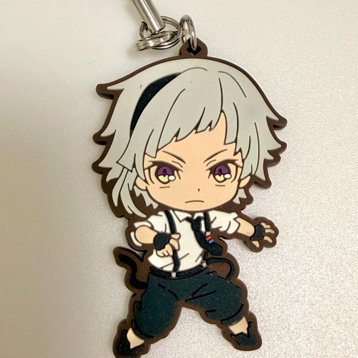 Bungo Stray Dogs Atsushi Nakajima strap rubber keychain