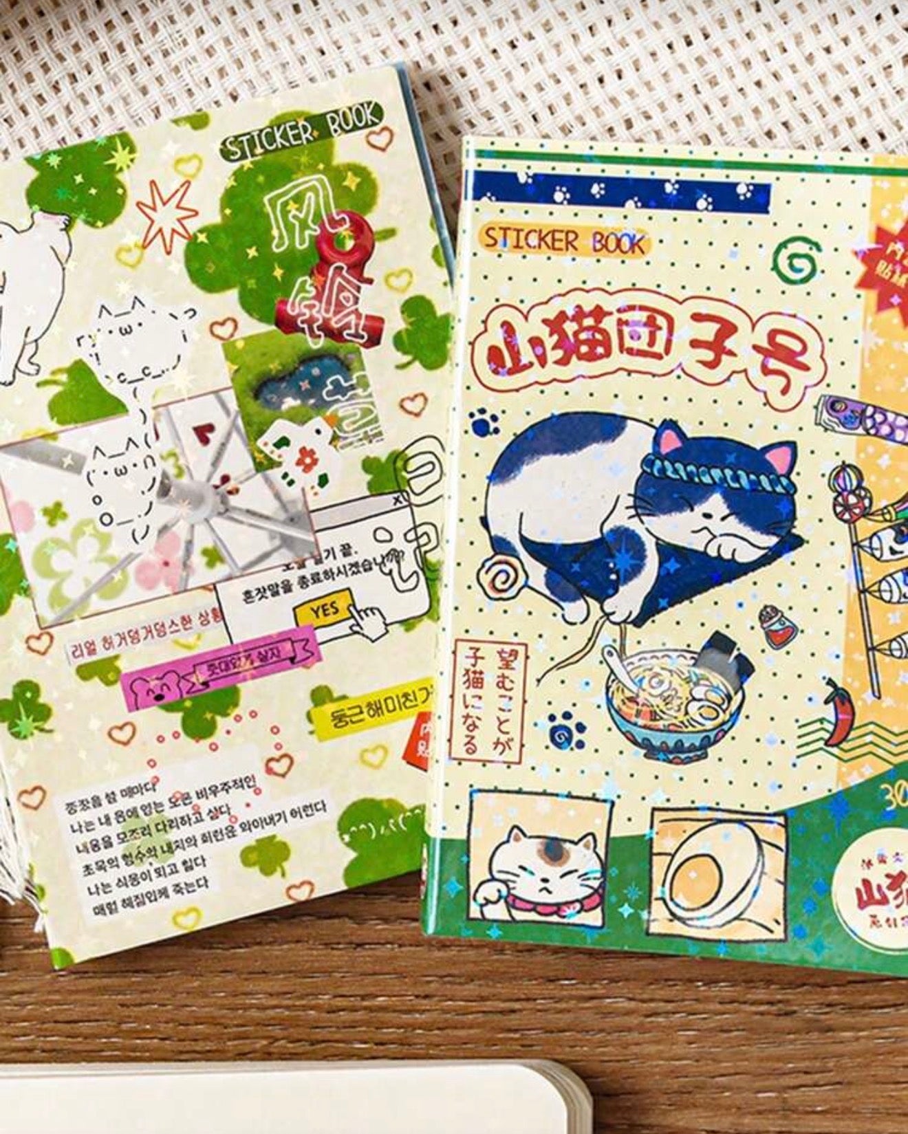 Japanese Style Jirai Kei Collage CyberCore Sticker Books 30 pages/book