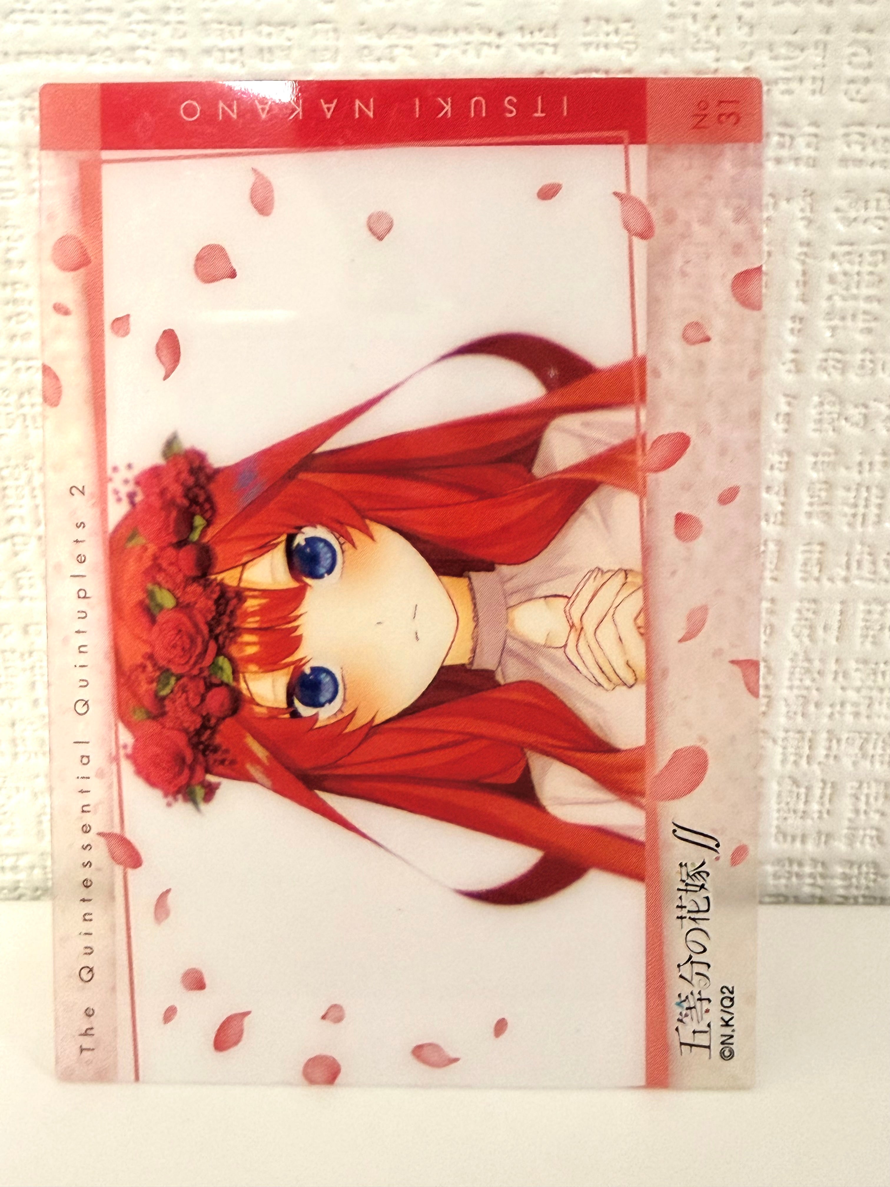 The Quintessential Quintuplets Itsuki Official Collector Card 263159
