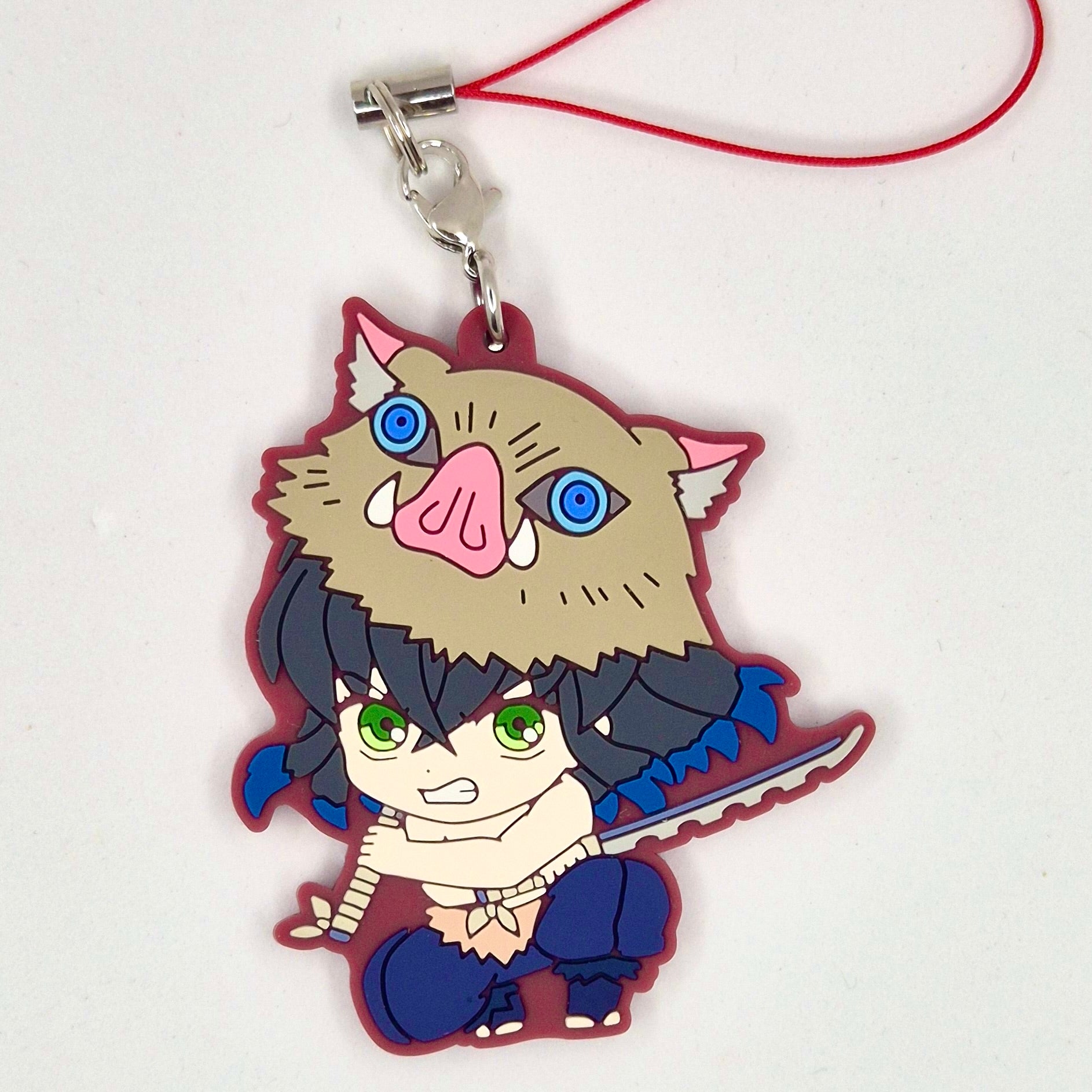Demon Slayer Official Inosuke Rubber Keychain