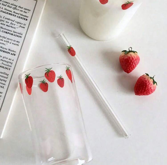 NaNa Strawberry Glass Cup